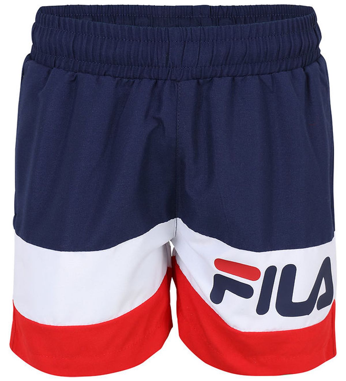 Fila Badeshorts - Langula - Black Iris/Bright White/True Red