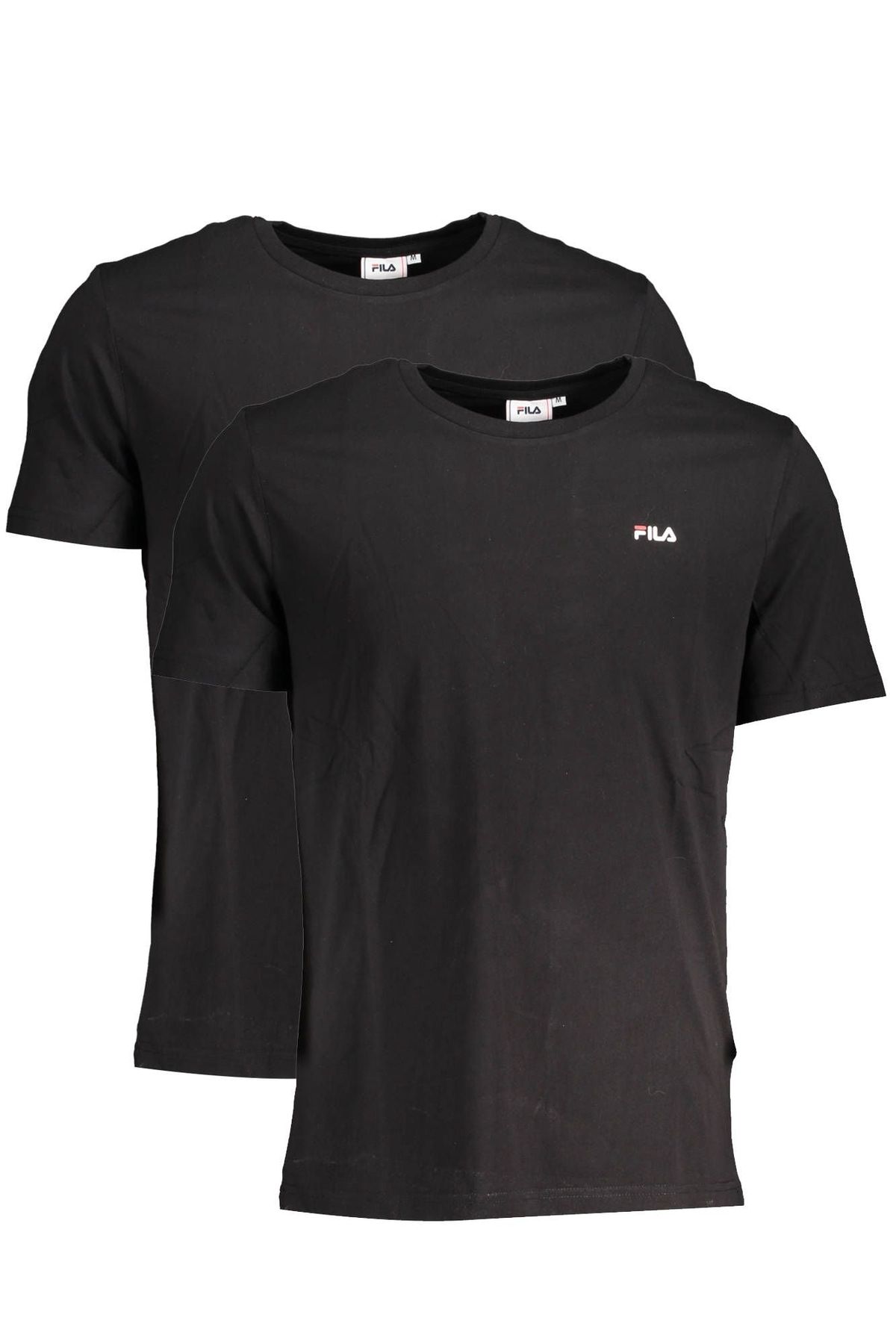 Fila Black Cotton Herre T-Shirt