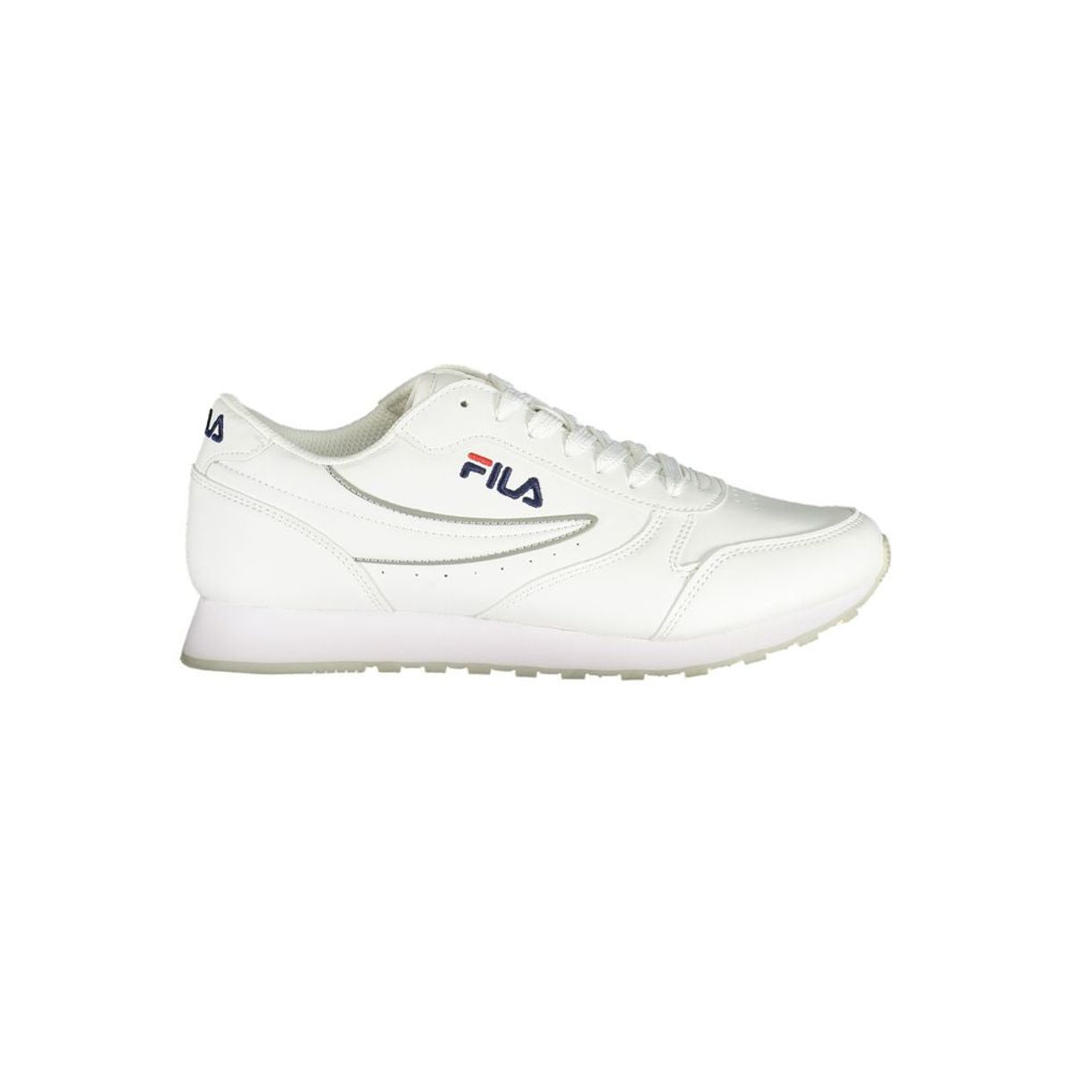 Fila Chic White Lace-Up Sneakers with Contrast Detailing