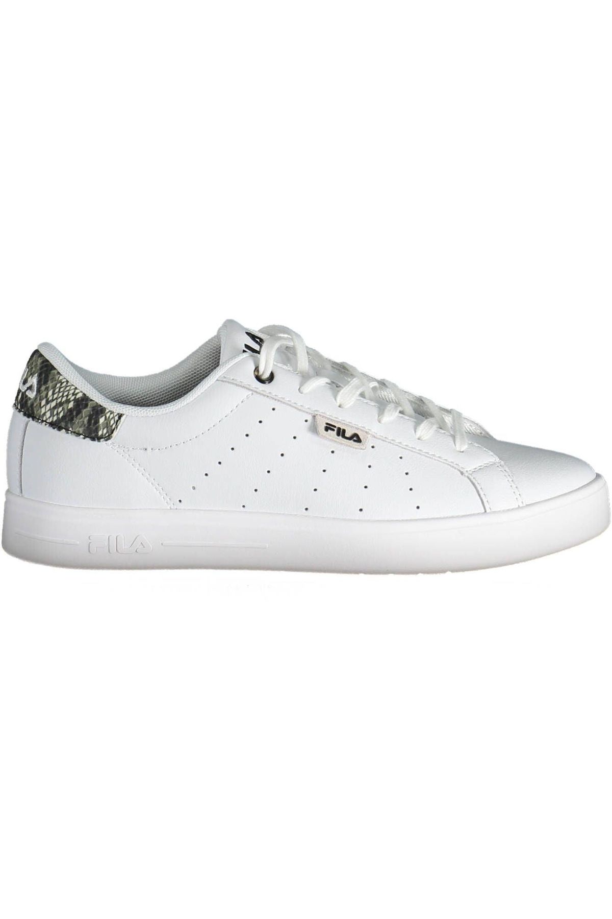 Fila Chic White Sports Sneakers with Contrasting Details