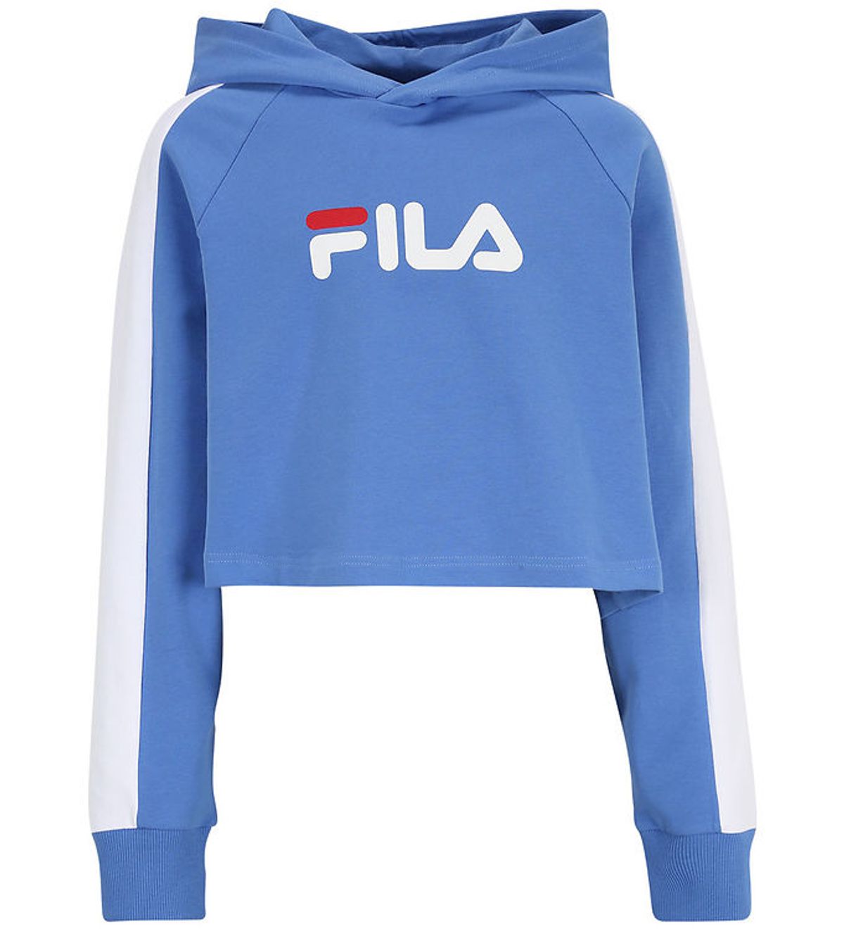 Fila Hættetrøje - Cropped - Lalendorf - Ultramarine/Bright White