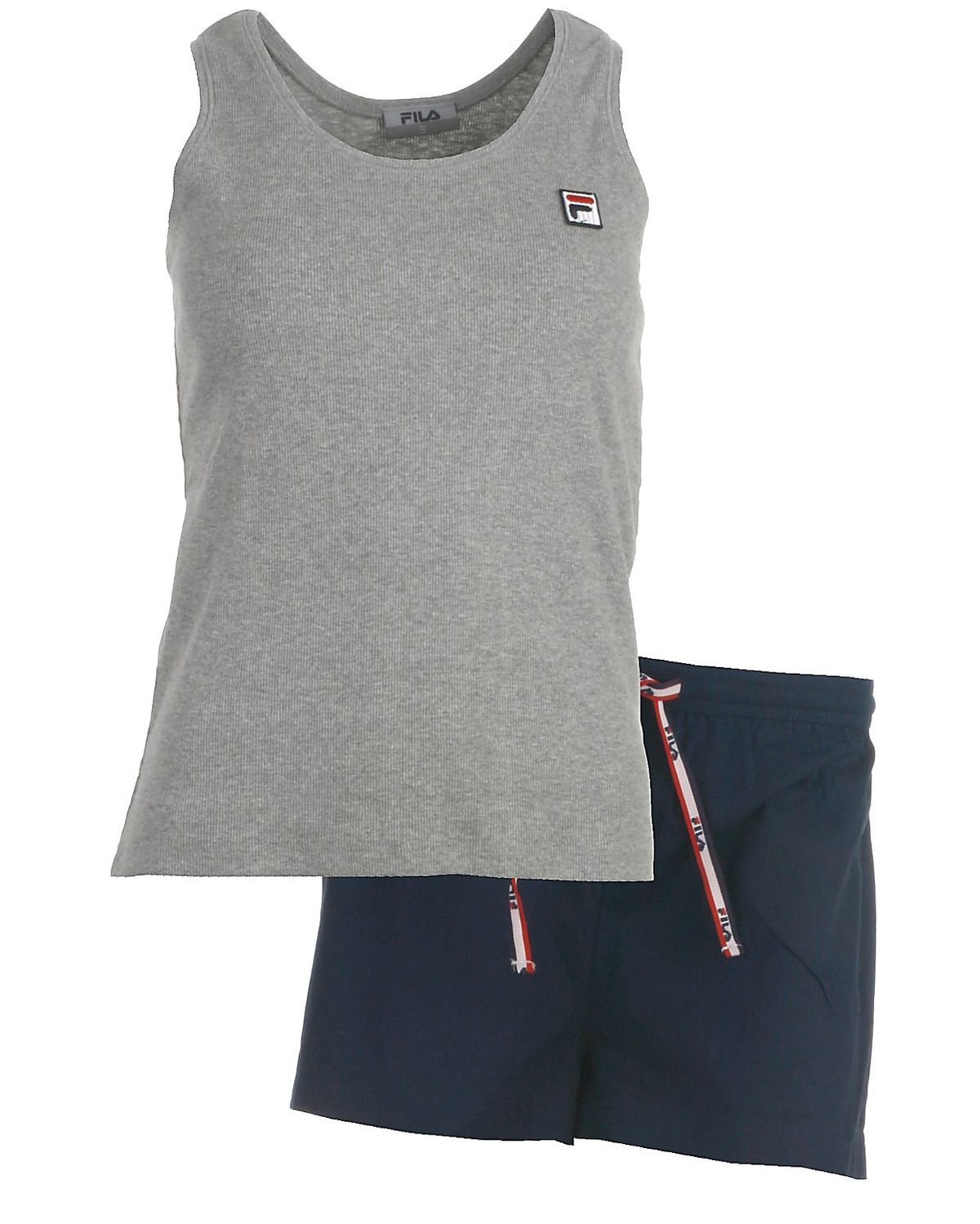 Fila pyjamas sæt, navy-grå - 182 - M+ - 38