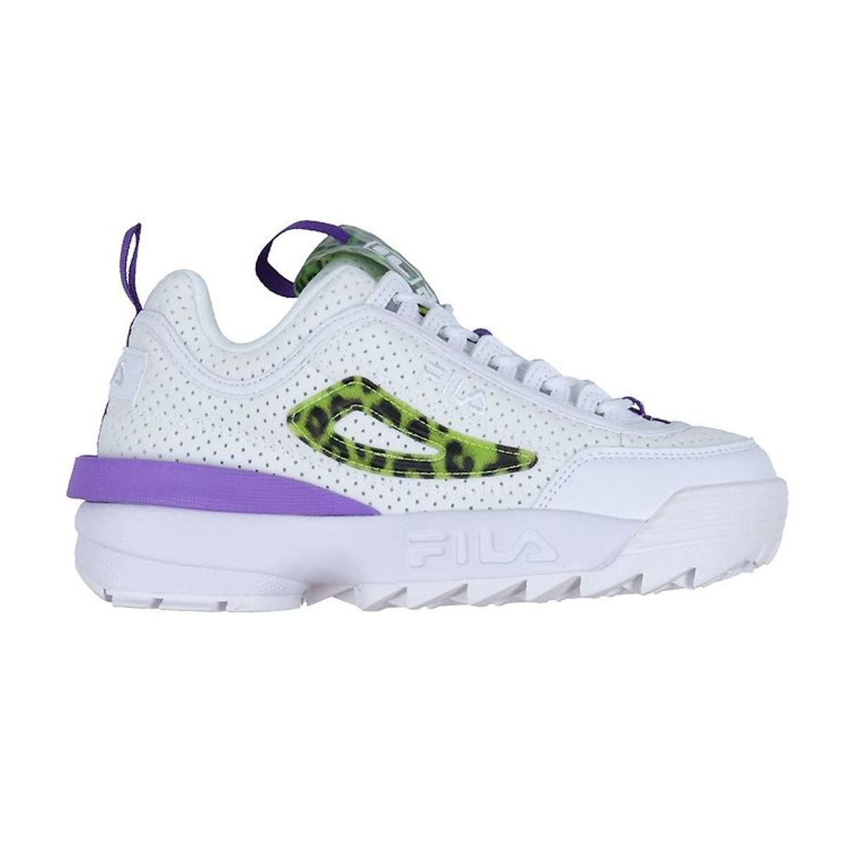 Fila Sneakers - Disruptur T - White-Electric Purple