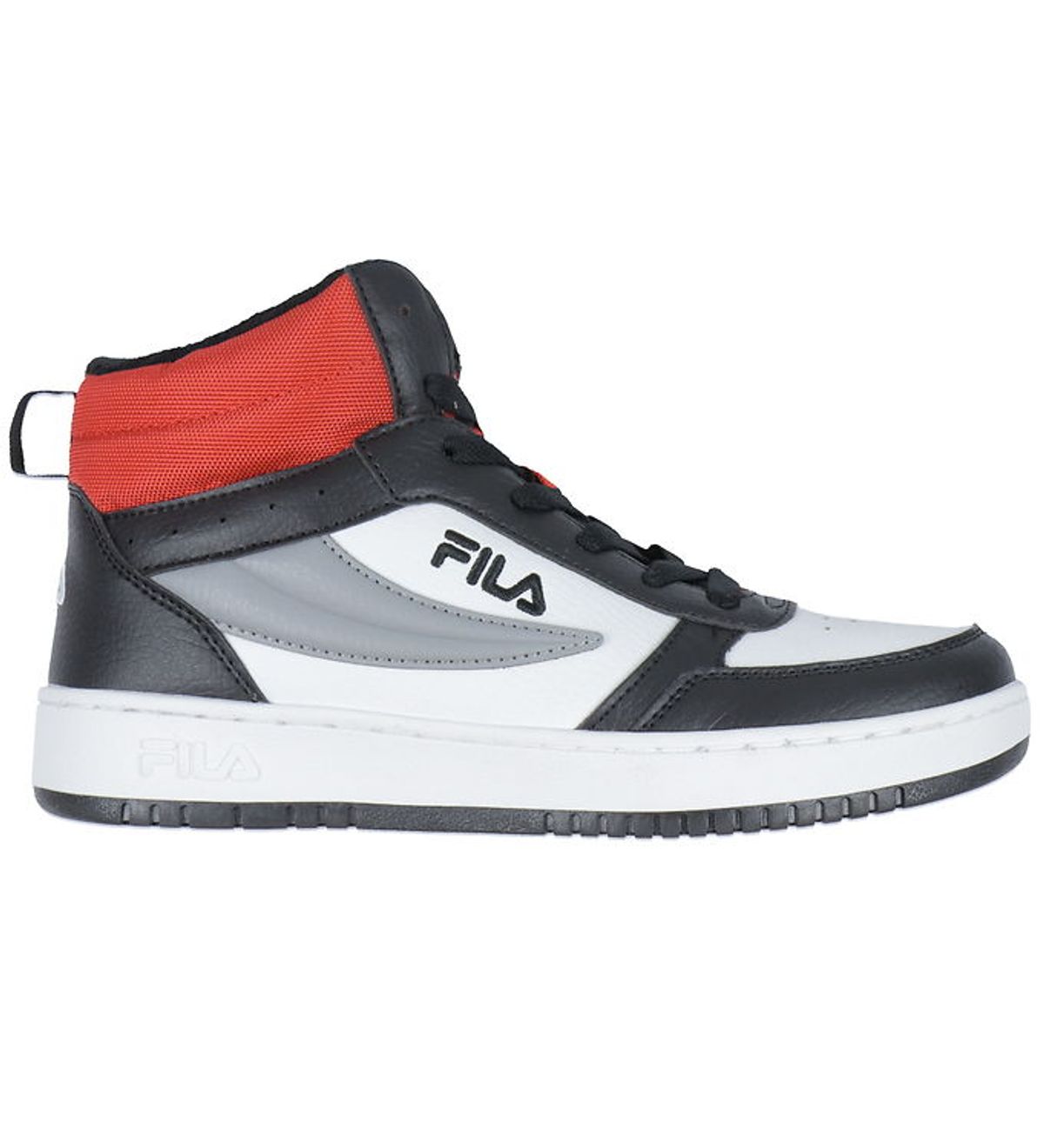 Fila støvler - Rega NF Mid - White/Black/Fila Red