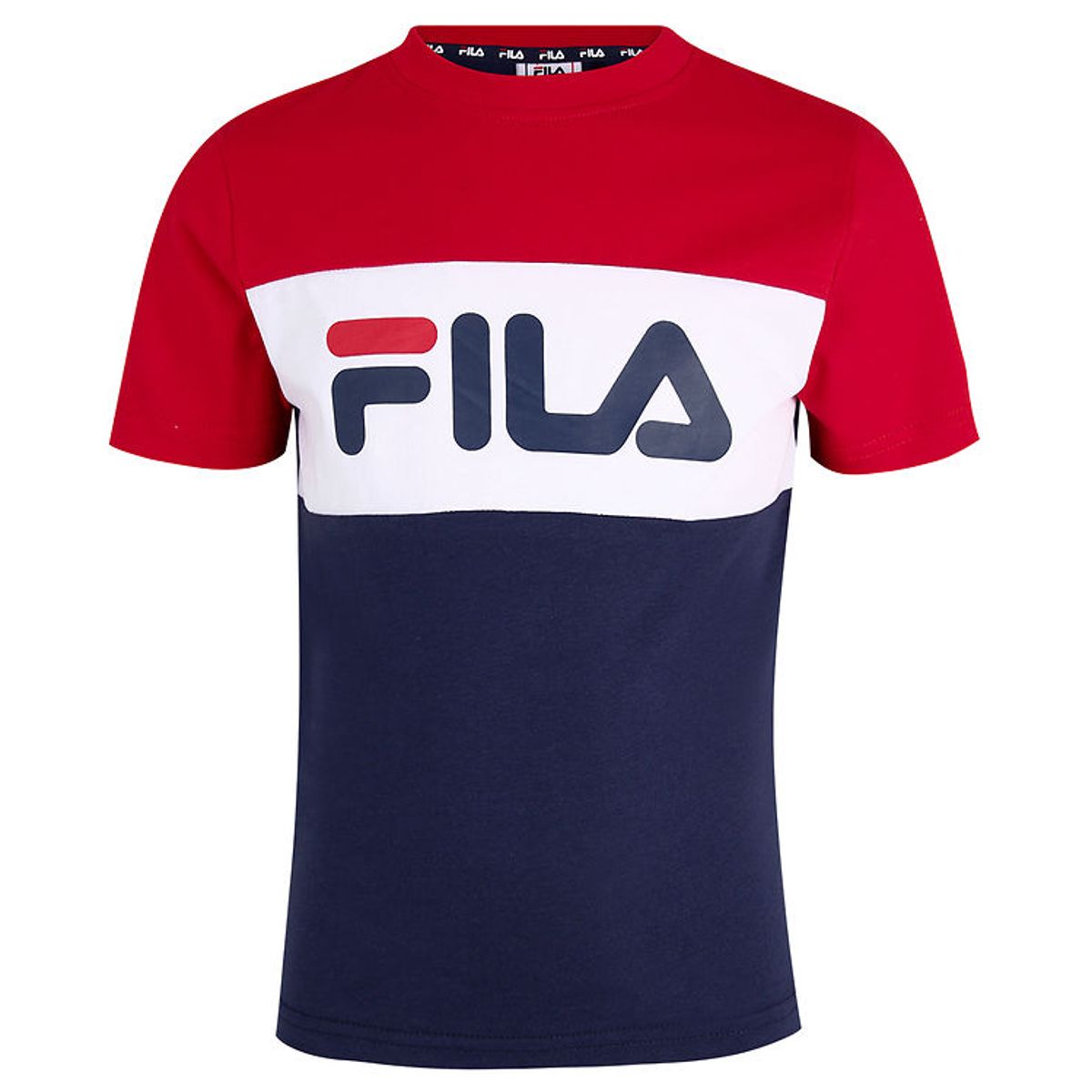 Fila T-shirt - Balimo - Black Iris/True Red/Bright White