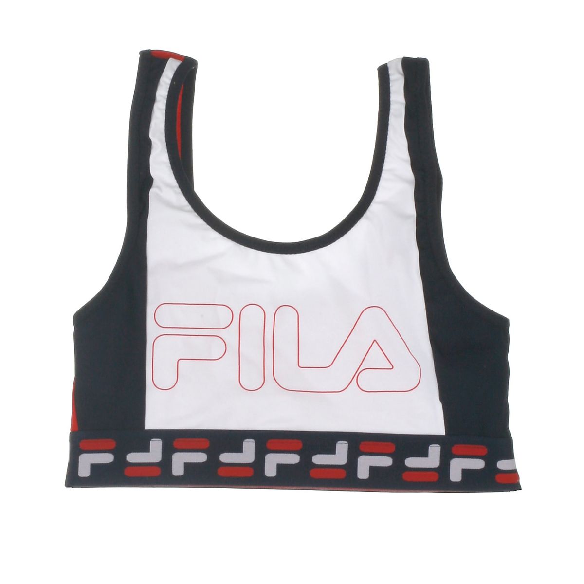 Fila top, navy-hvid - 176 - S+ - 36