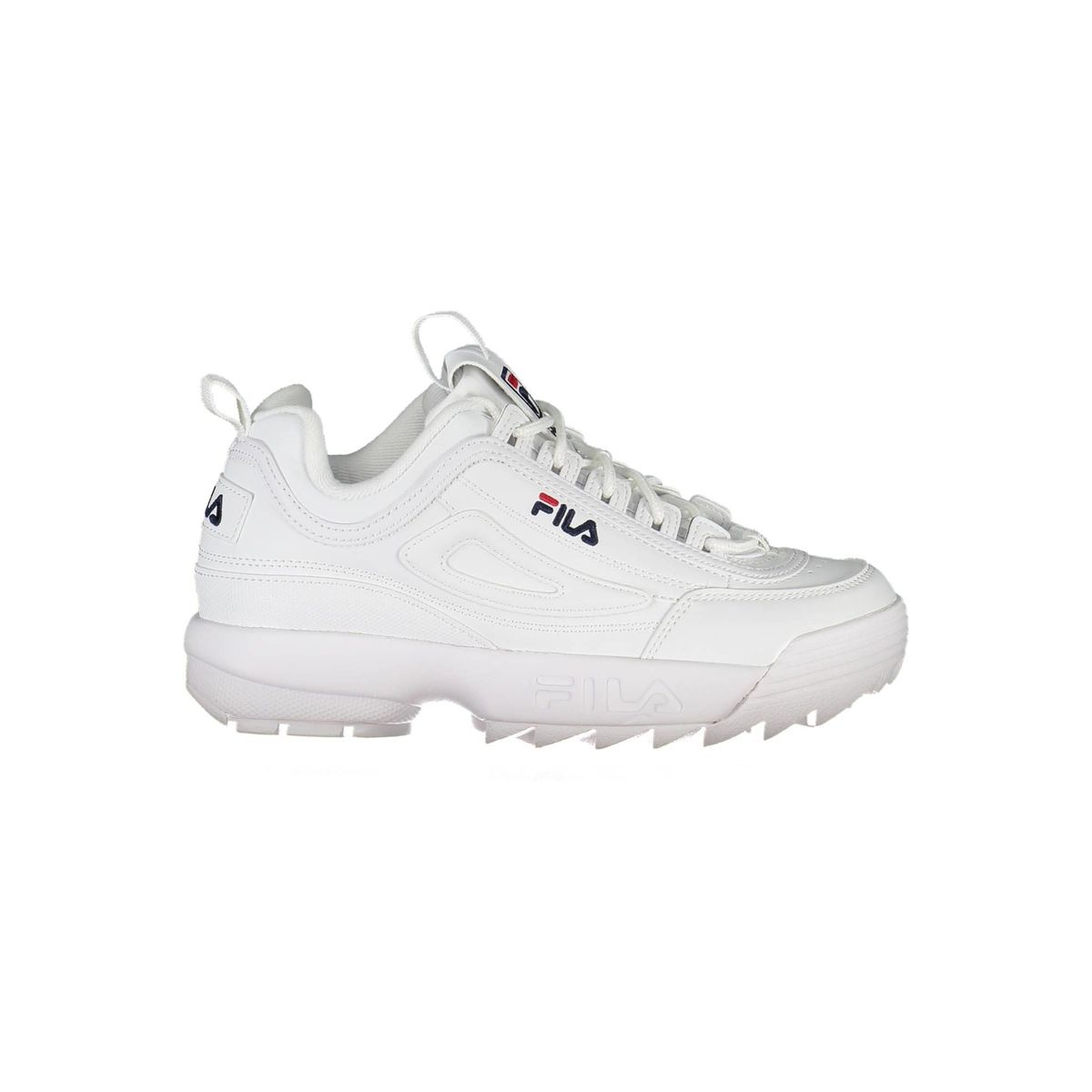 Fila White Polyester Women Sneaker