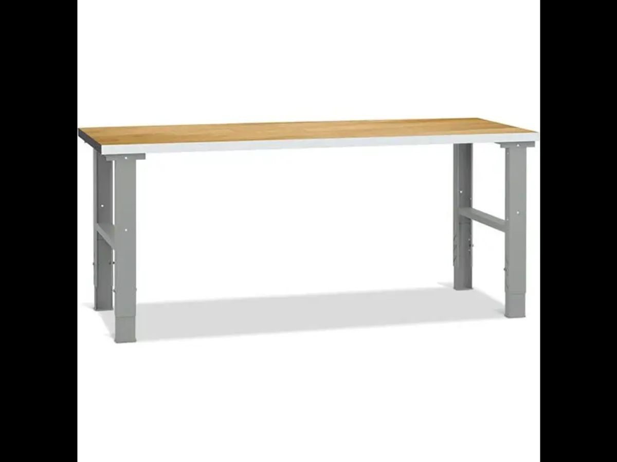 Filebænk Eg/alu 2000x800mm