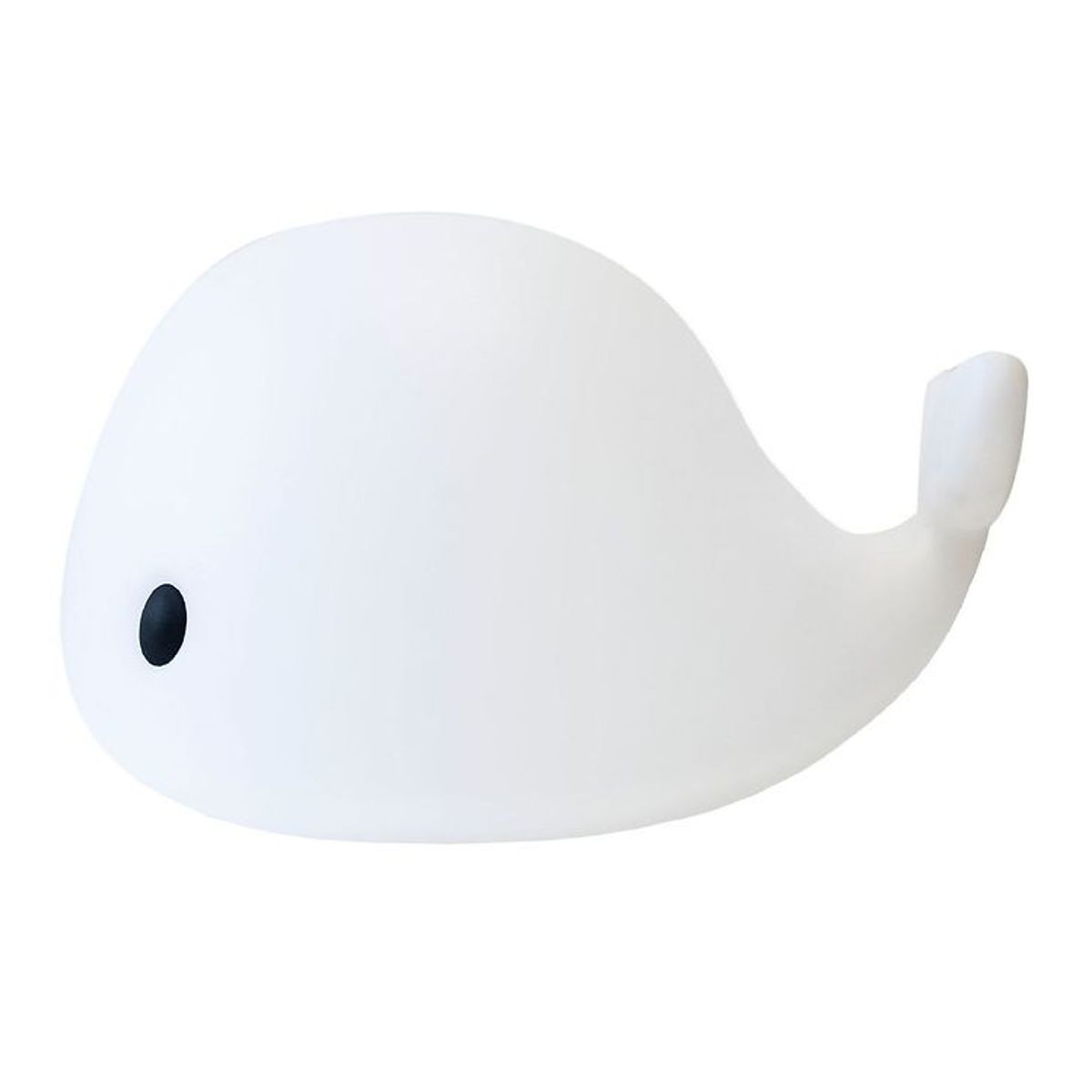 Filibabba Gulvlampe - Big LED Whale - 50 cm - Hvid