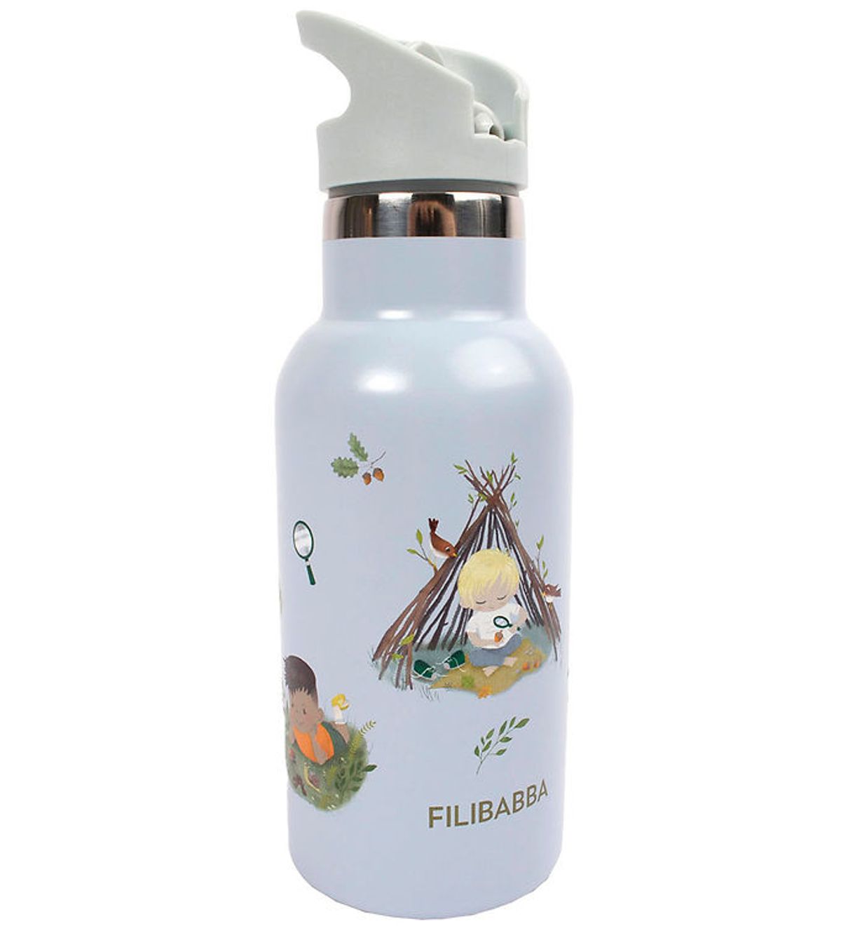 Filibabba Termoflaske - Rustfrit Stål - 350 ml - Tiny Explorers