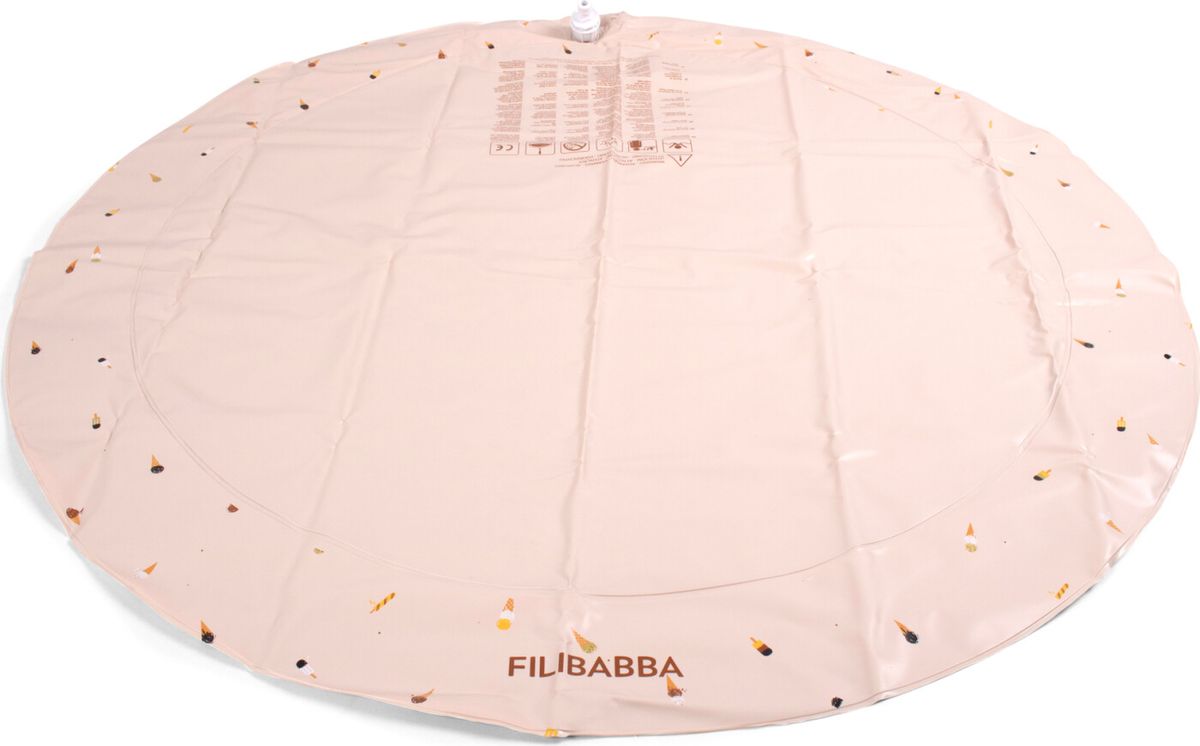 Filibabba - Vandmåtte Med Sprinklere - Cool Summer - Lyserød - 100 Cm