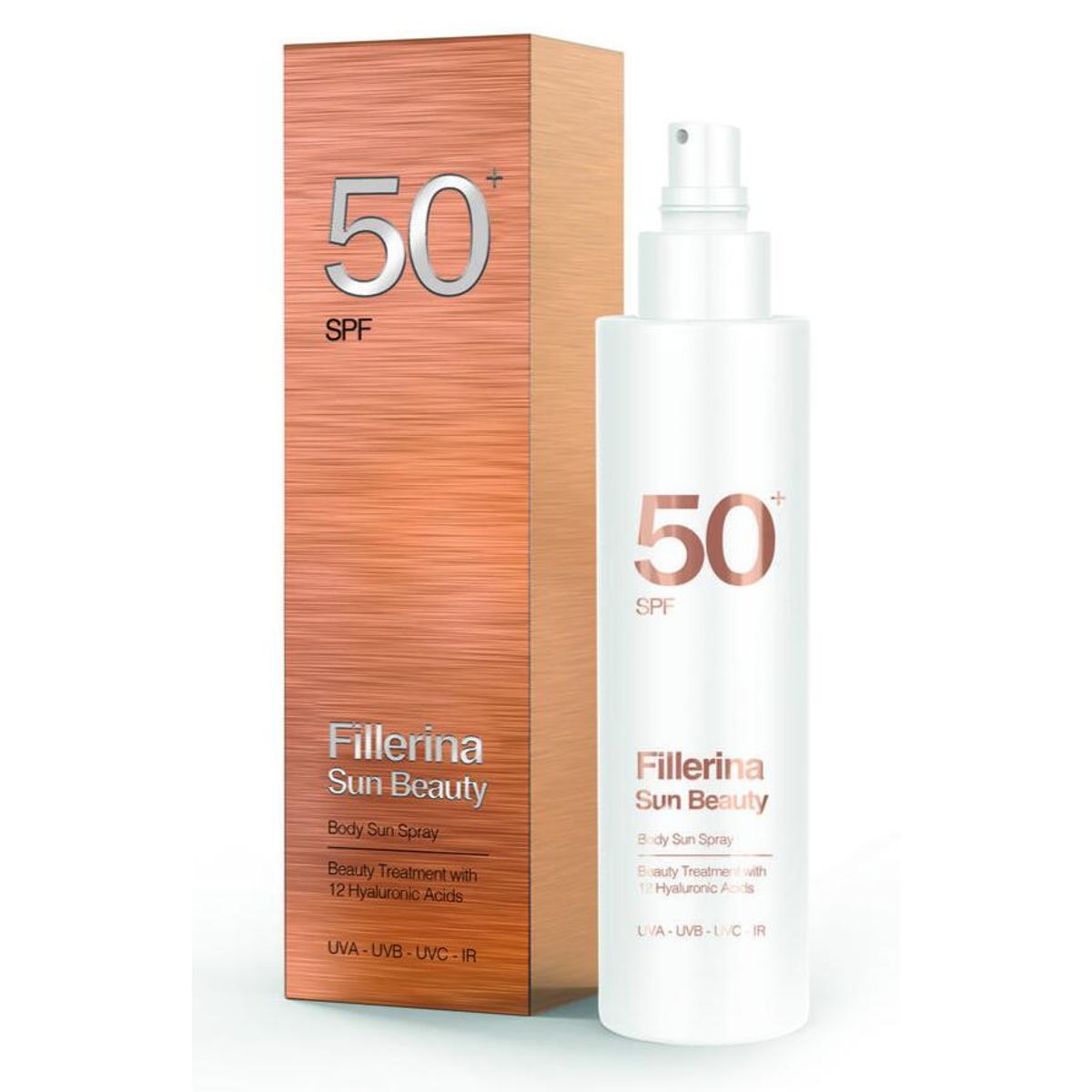 Fillerina Sun Beauty Body Sun Spray, SPF50, 200ml.