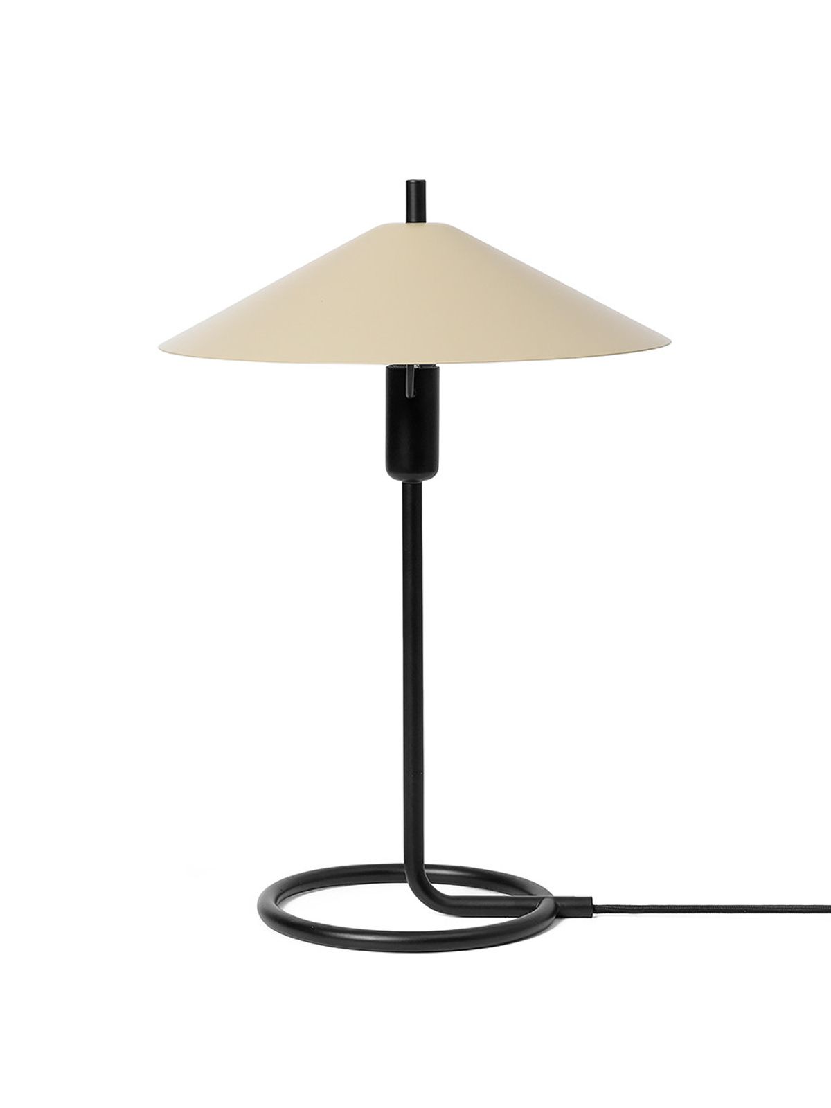 Filo Table Lamp, black/cashmere fra Ferm Living