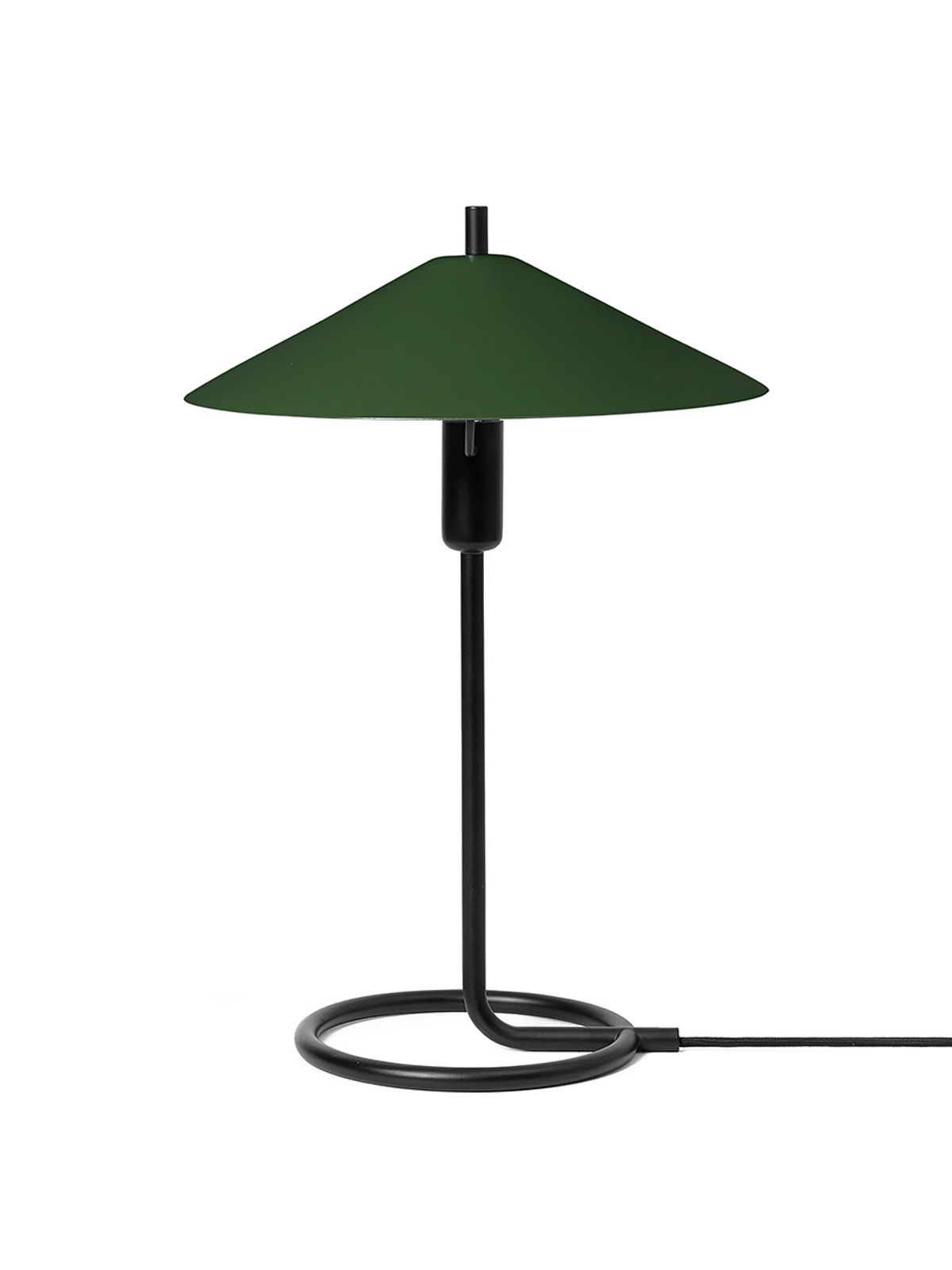 Filo Table Lamp, black/dark olive fra Ferm Living