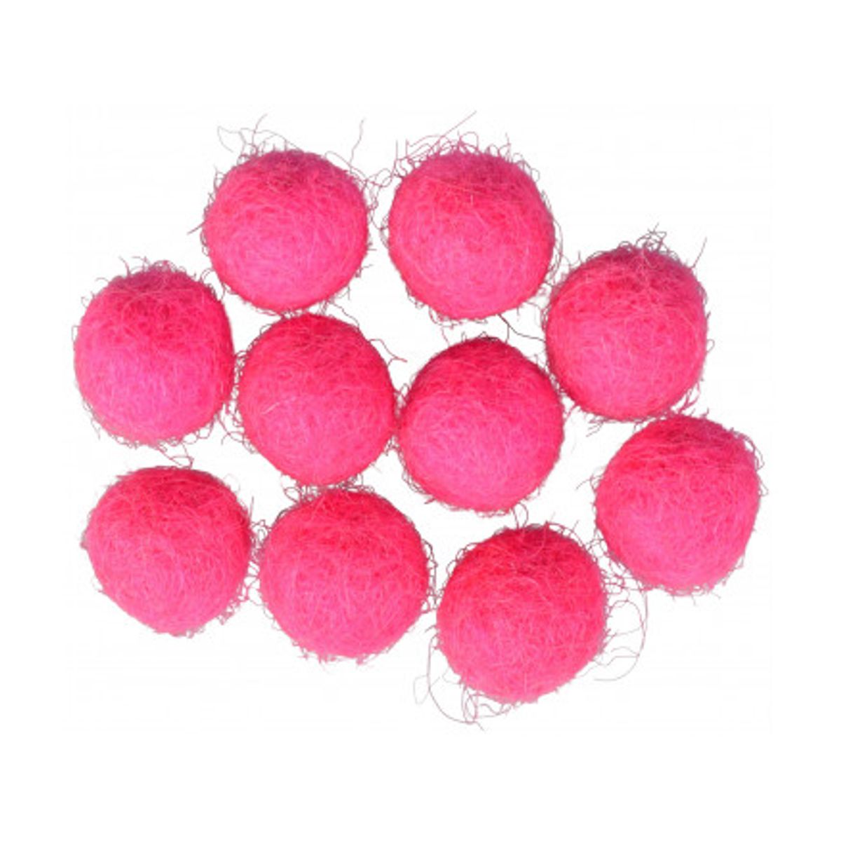 Filtkugler 10mm Pink P3 - 10 stk