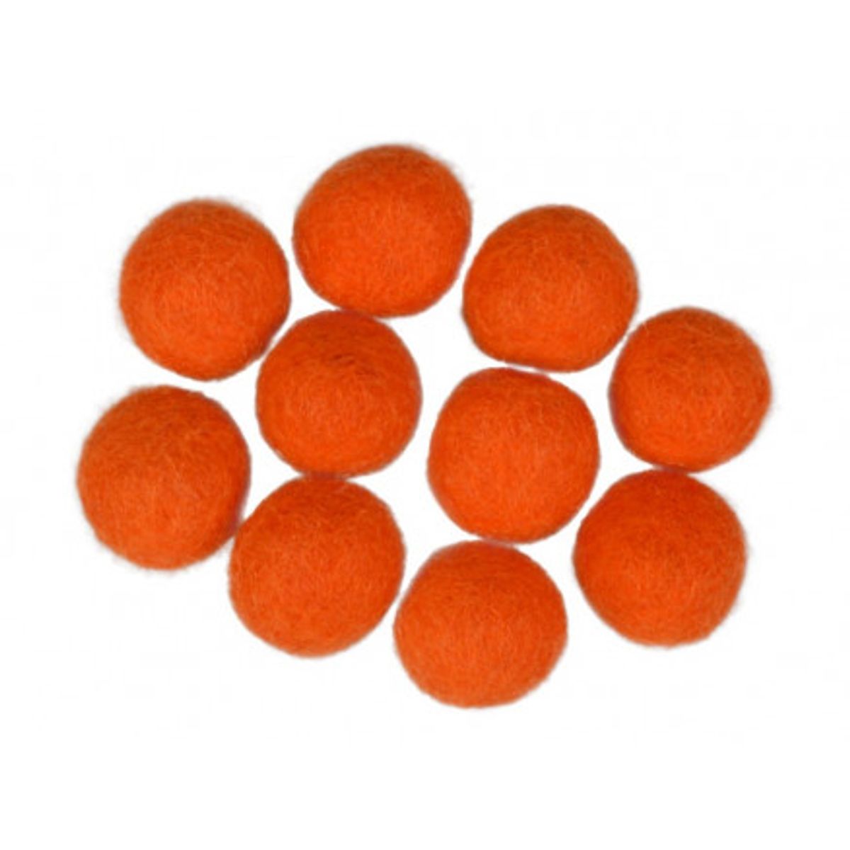 Filtkugler 20mm Orange R7 - 10 stk