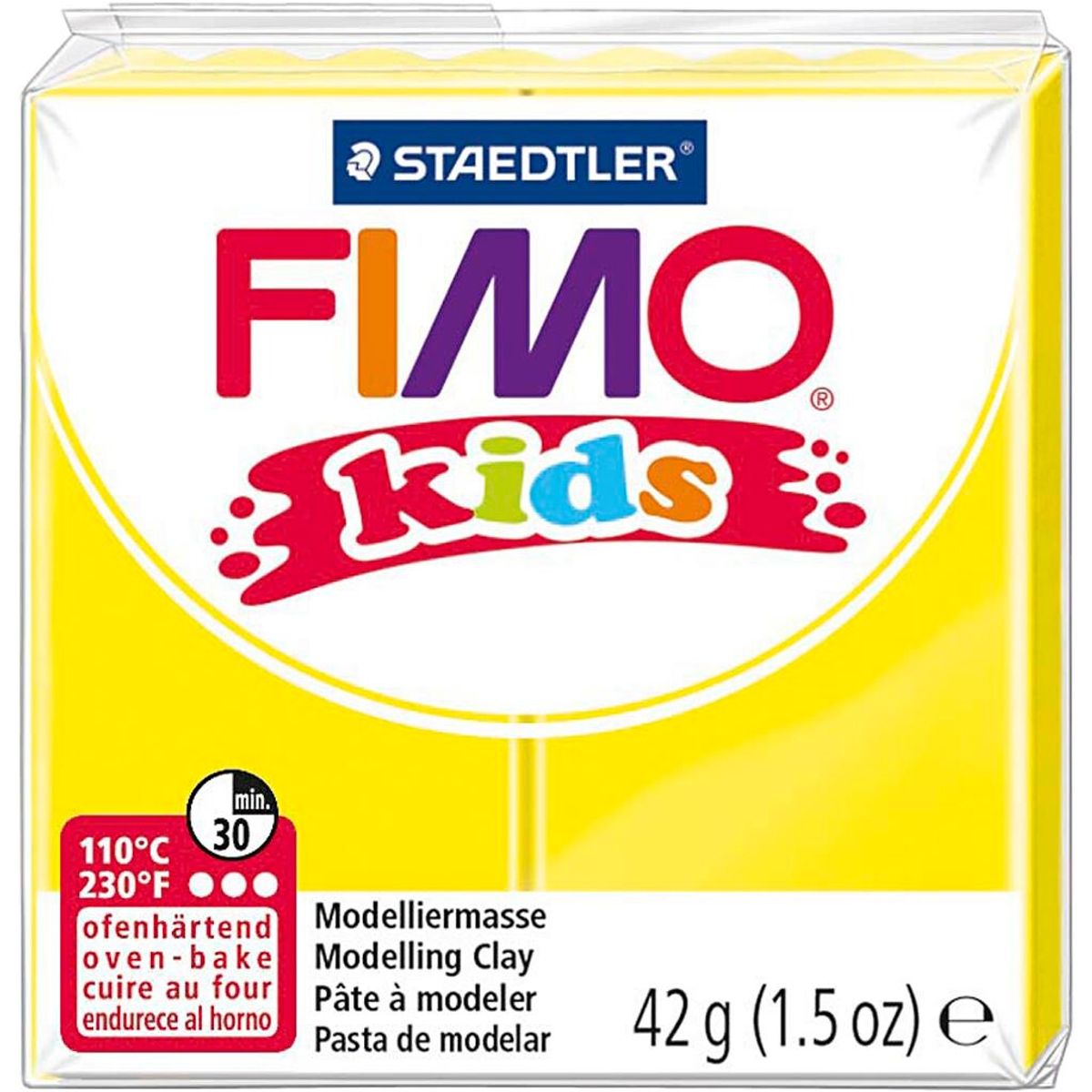 FIMO® Kids ler gul 42 g