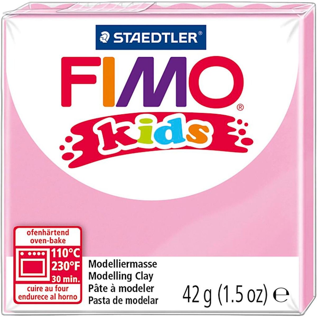 FIMO® Kids ler rosa 42 g