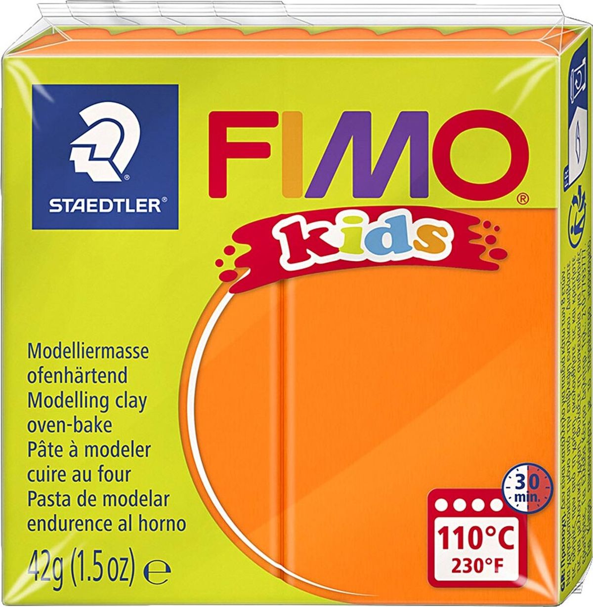 Fimo - Ler Til Ovn - Kids - Orange - 42 G