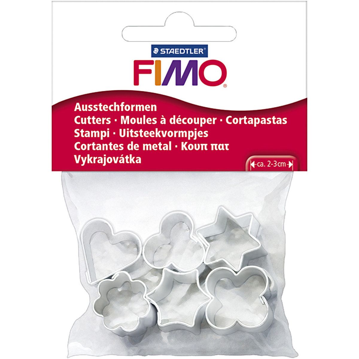 FIMO® metalforme - 6 stk.