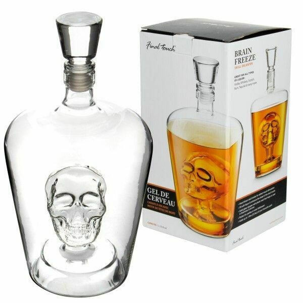 Final Touch Skull Decanter