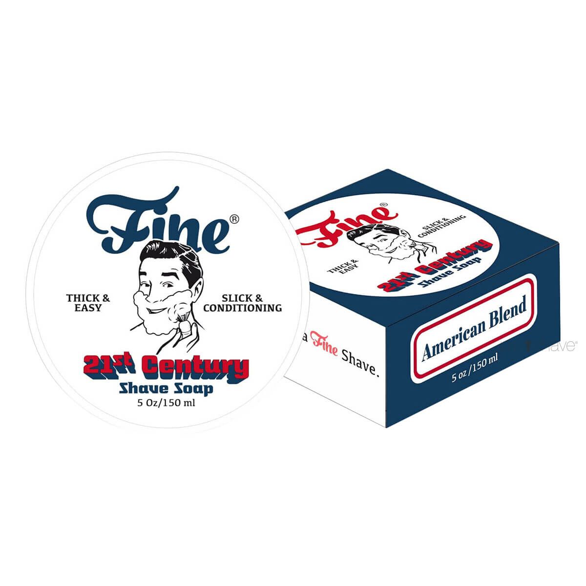 Fine Accoutrements American Blend Barbersæbe i skål, 150 ml.