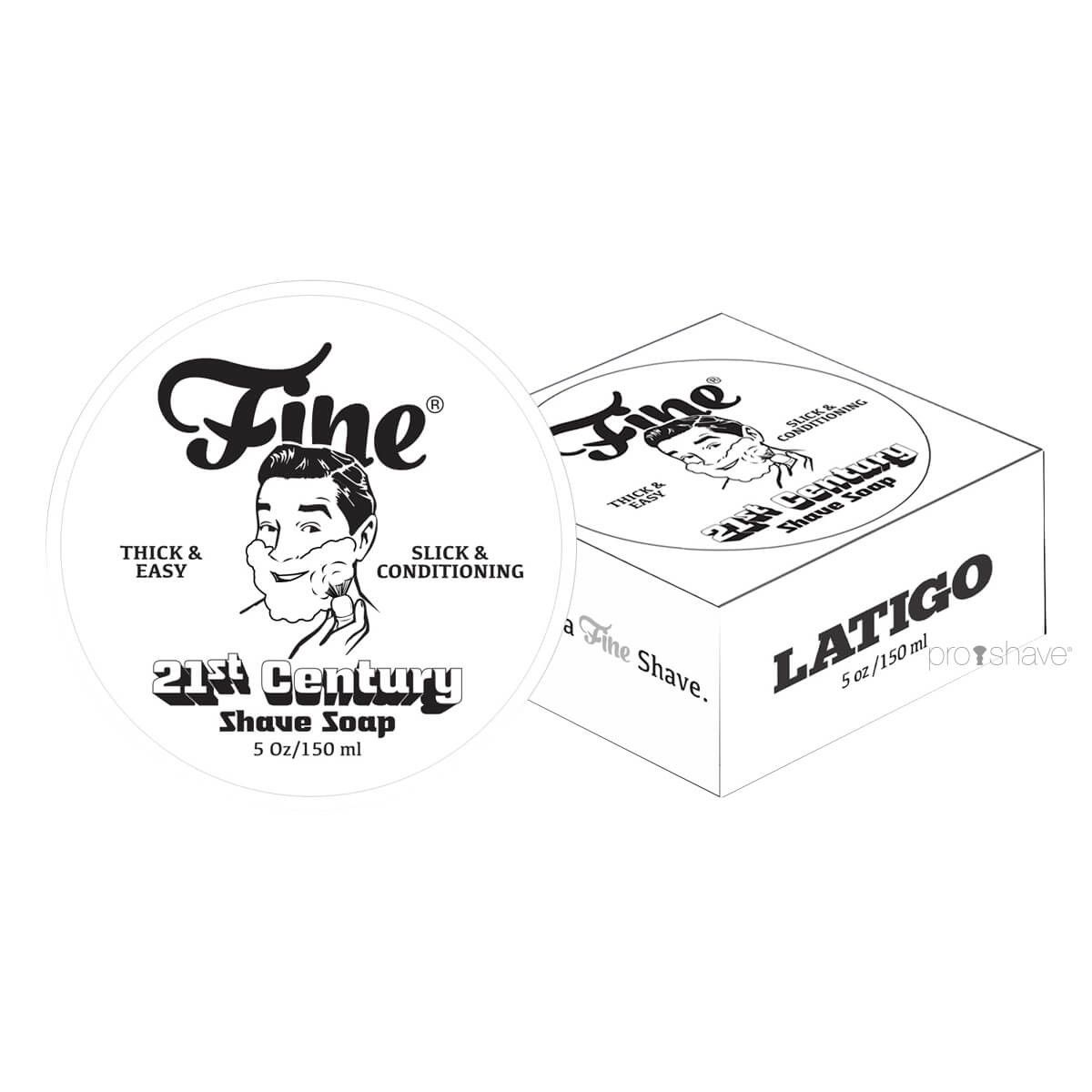 Fine Accoutrements Latigo Barbersæbe i skål, 150 ml.