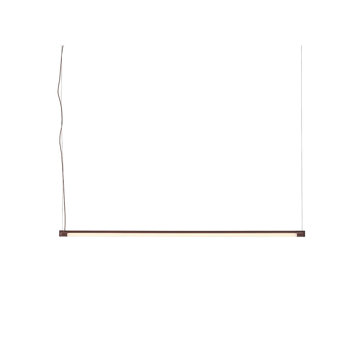 Fine Suspension Lamp, 120 cm fra Muuto (Deep red)