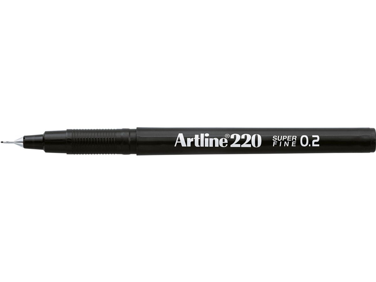 Fineliner Artline Ek220 0,2 mm Sort