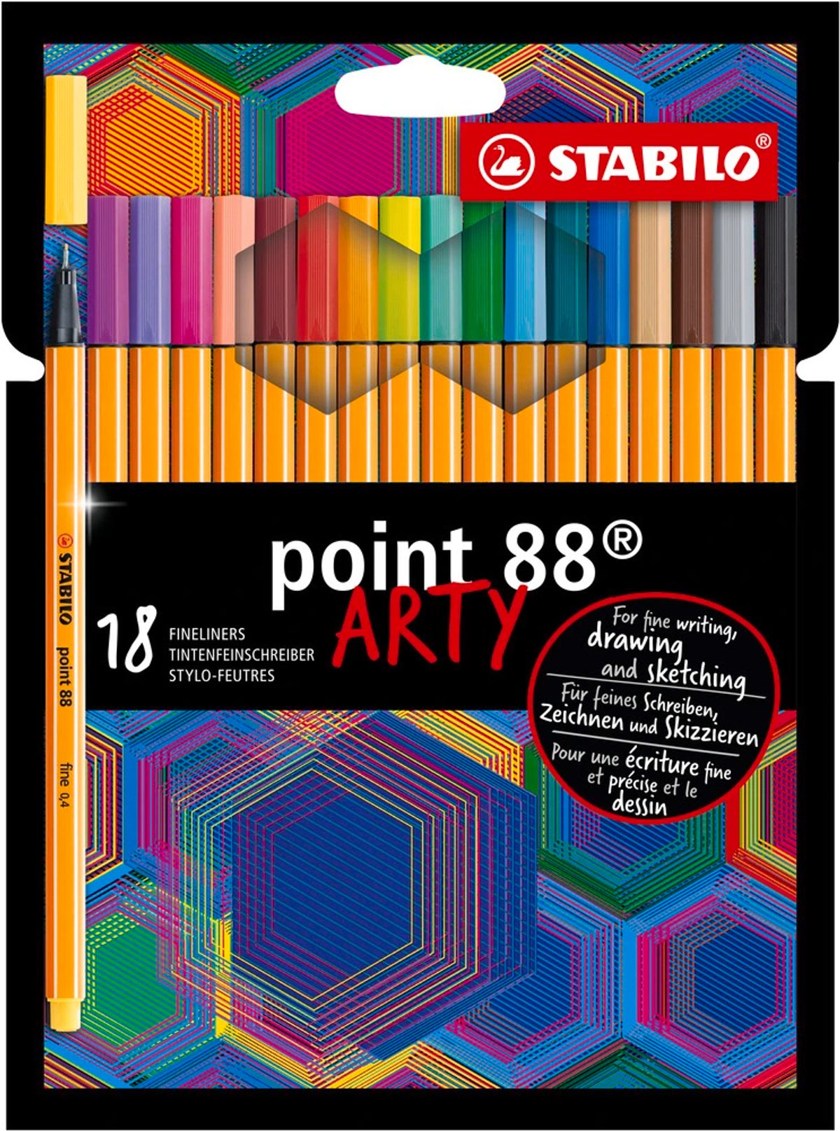 Fineliner STABILO Point 88 arty