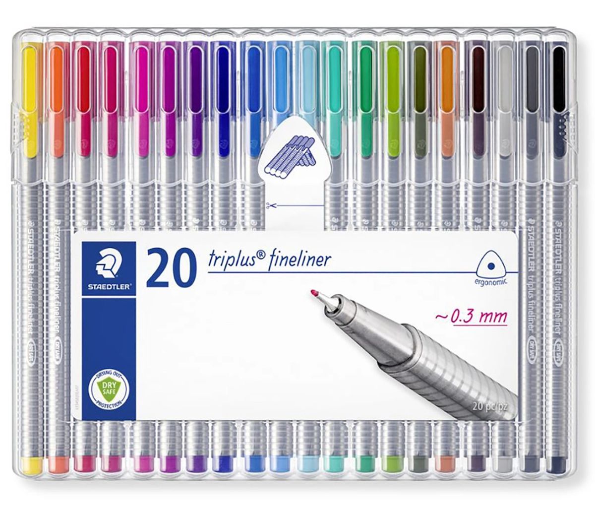 Fineliner Staedtler triplus 20 ass.