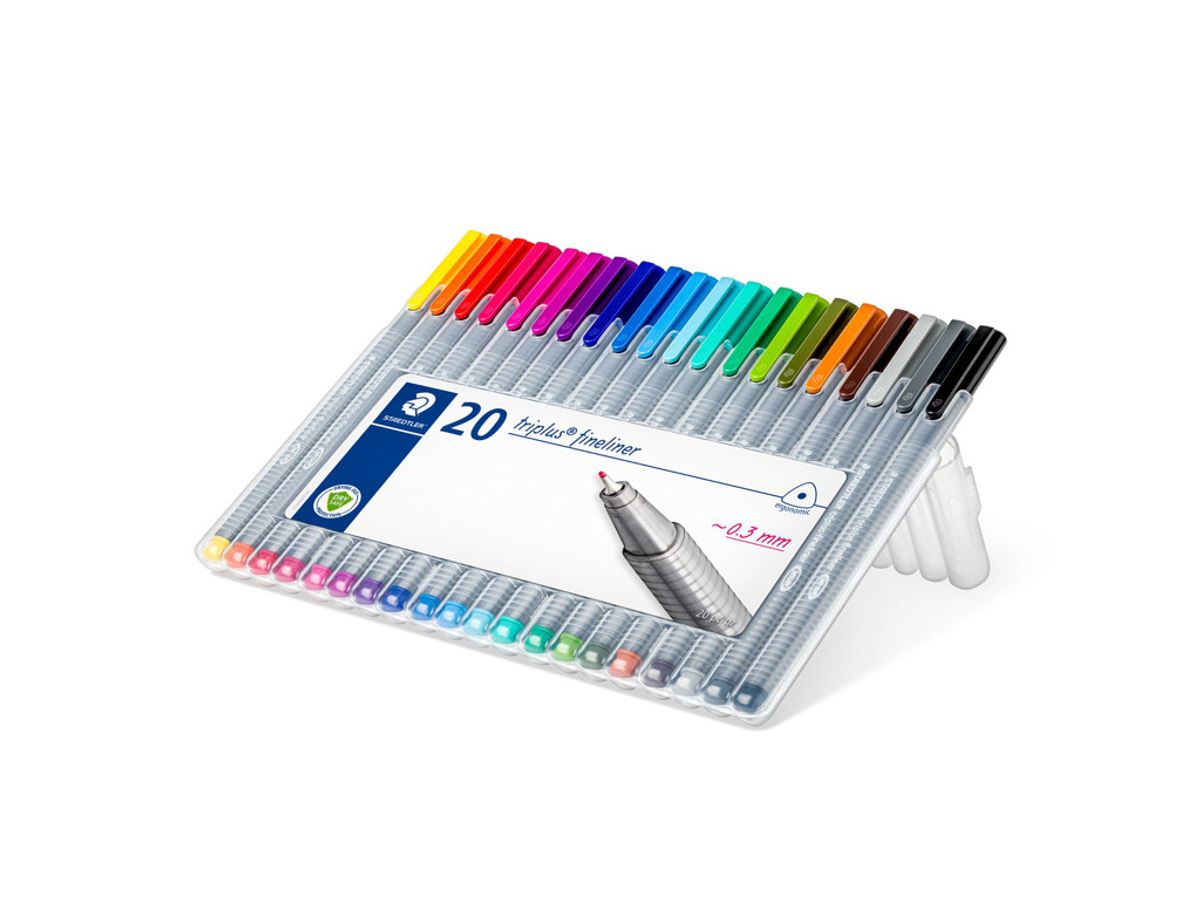 Fineliner Staedtler Triplus 334 Sb20 ass