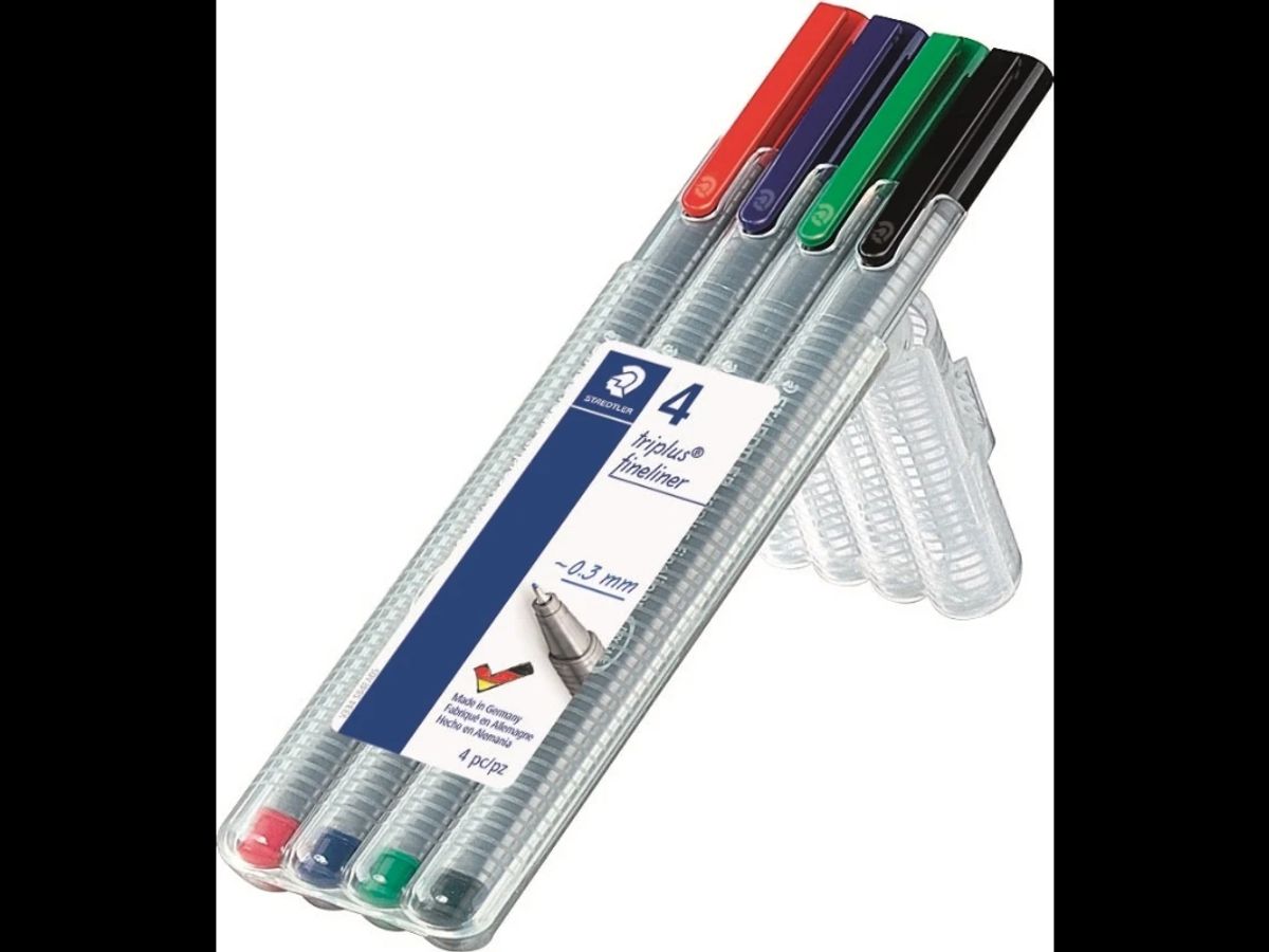 Fineliner Staedtler Triplus 334 SB4 ass