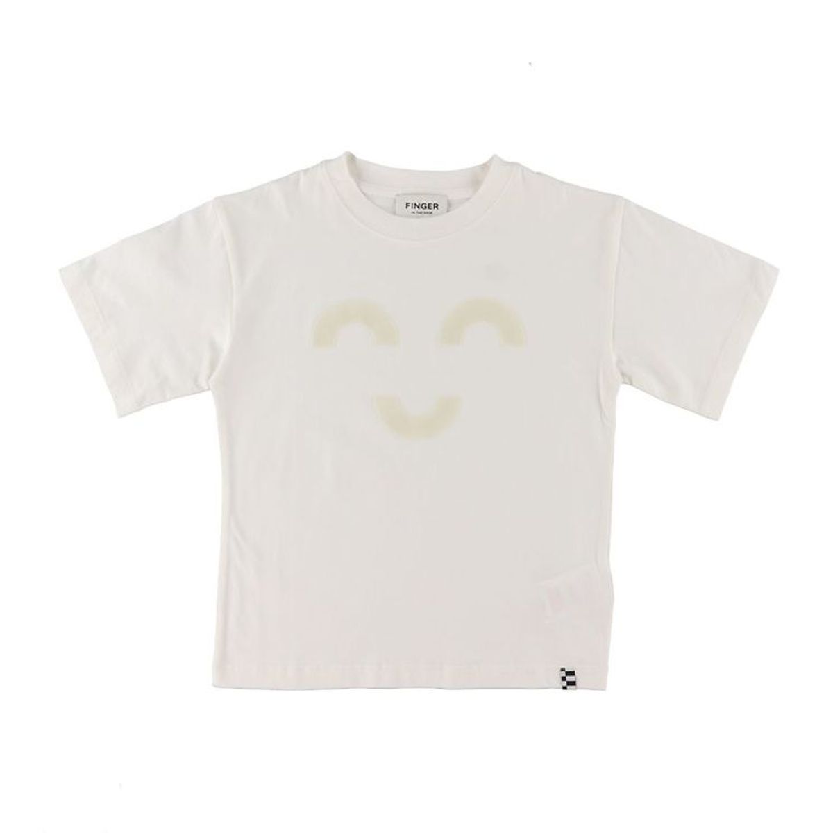 Finger In The Nose T-shirt - King - Off White Macaroni m. Ansigt