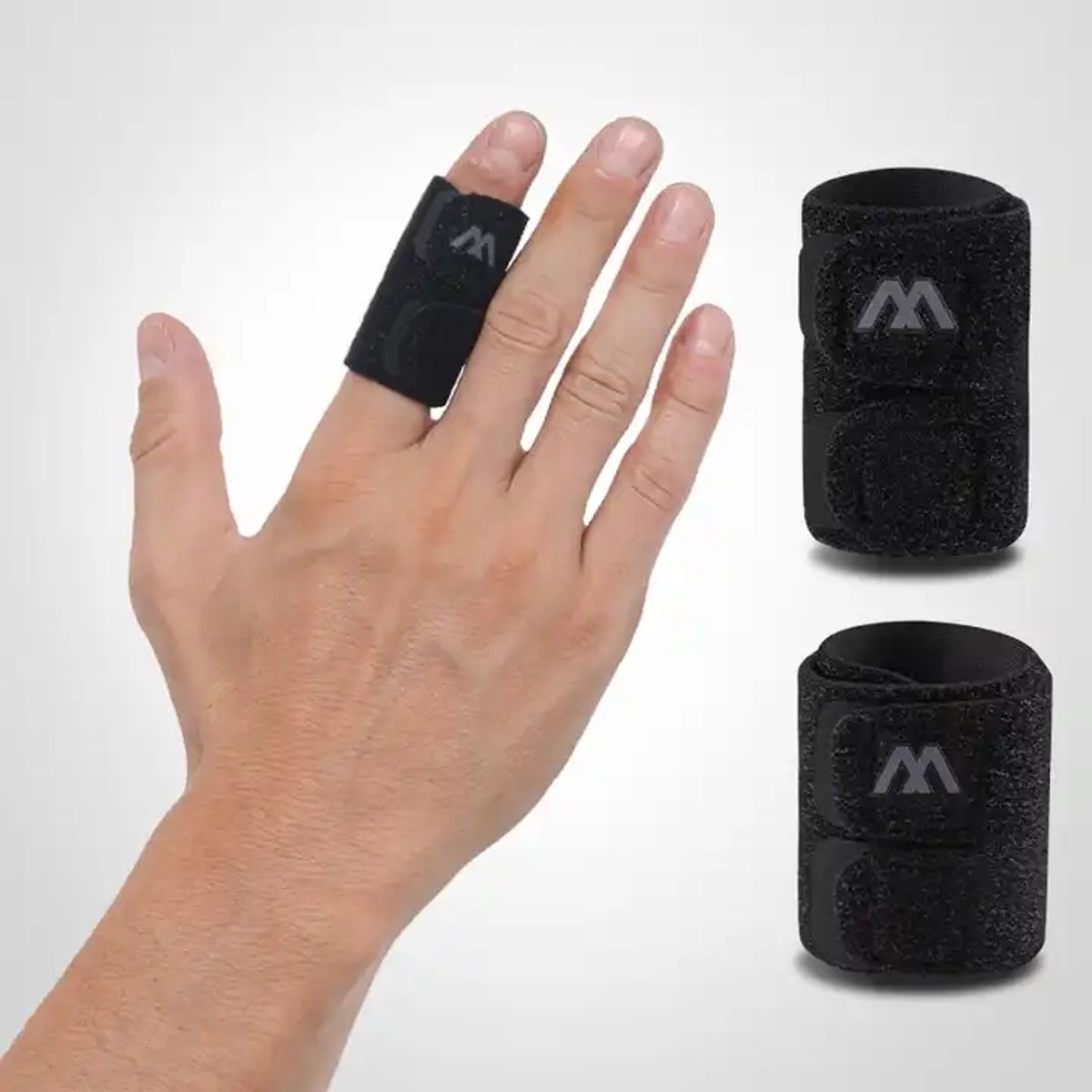 Fingerstøtte med velcro - L