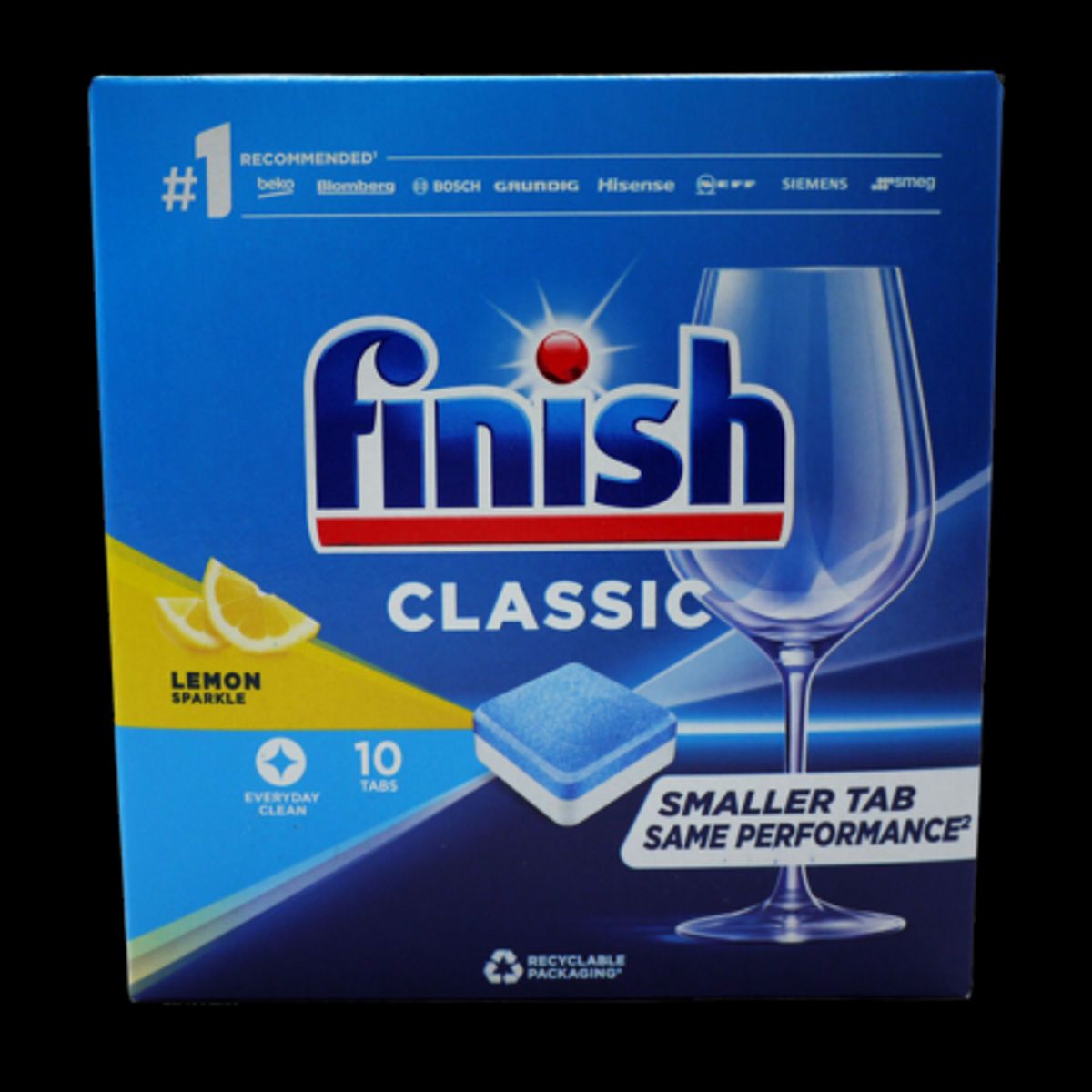 Finish Classic Lemon Opvasketabs - 10 stk