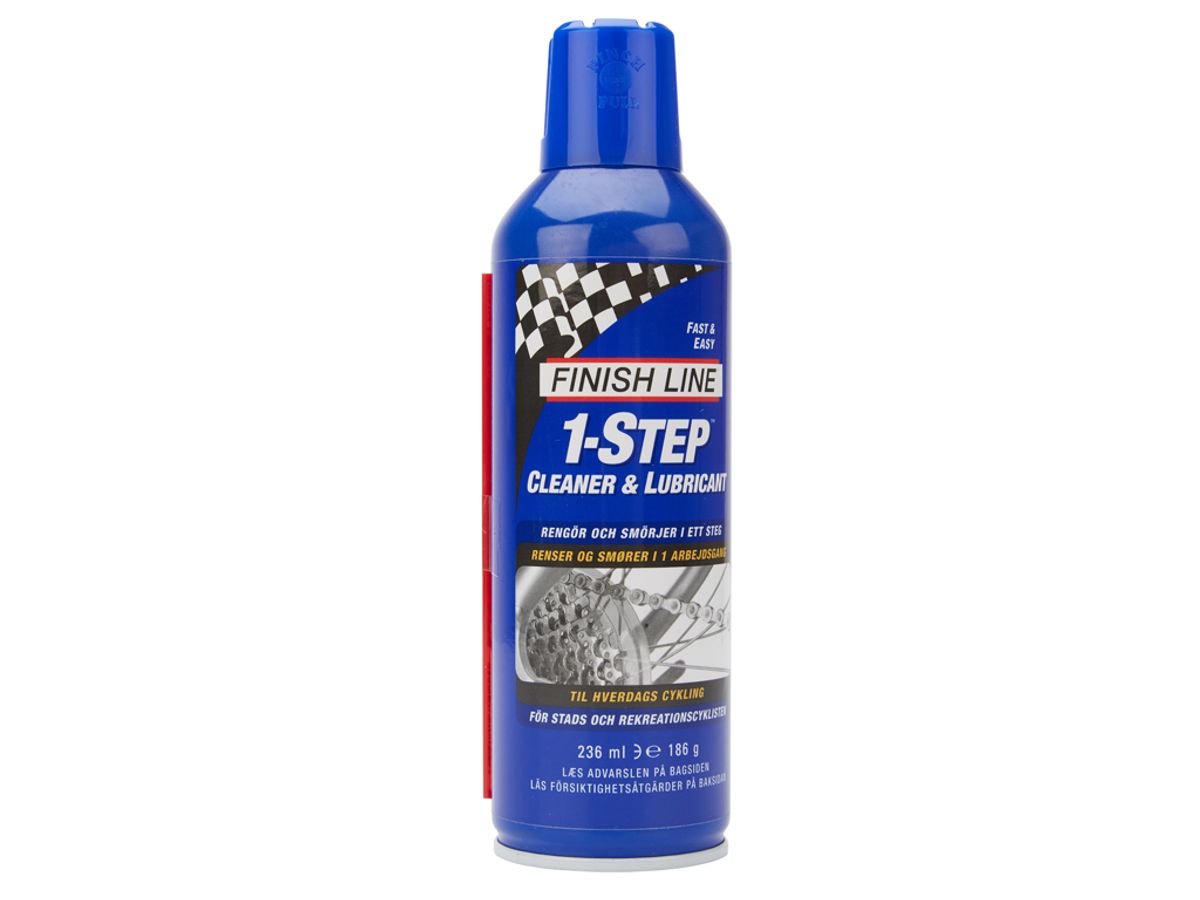 Finish Line 1 Step - Olie - 240 ml spray - Blå