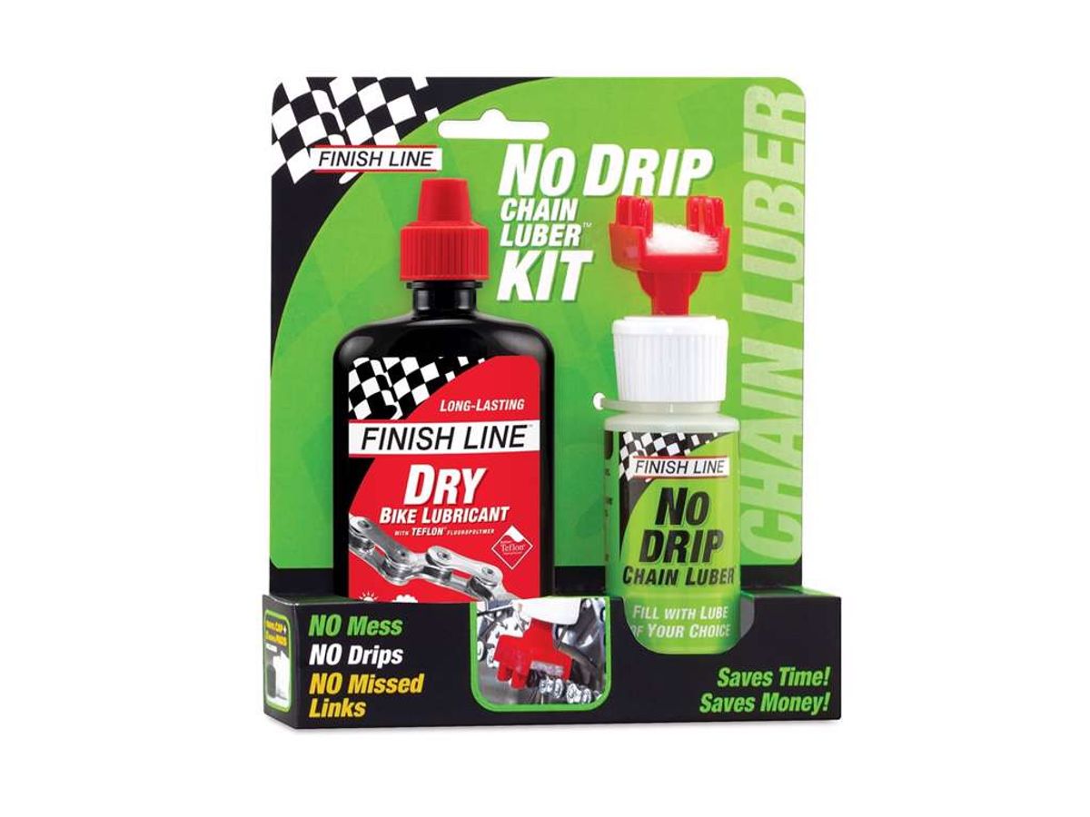 Finish Line - No Drip Chain Luber - Inkl. 120 ml dry lube - Kit