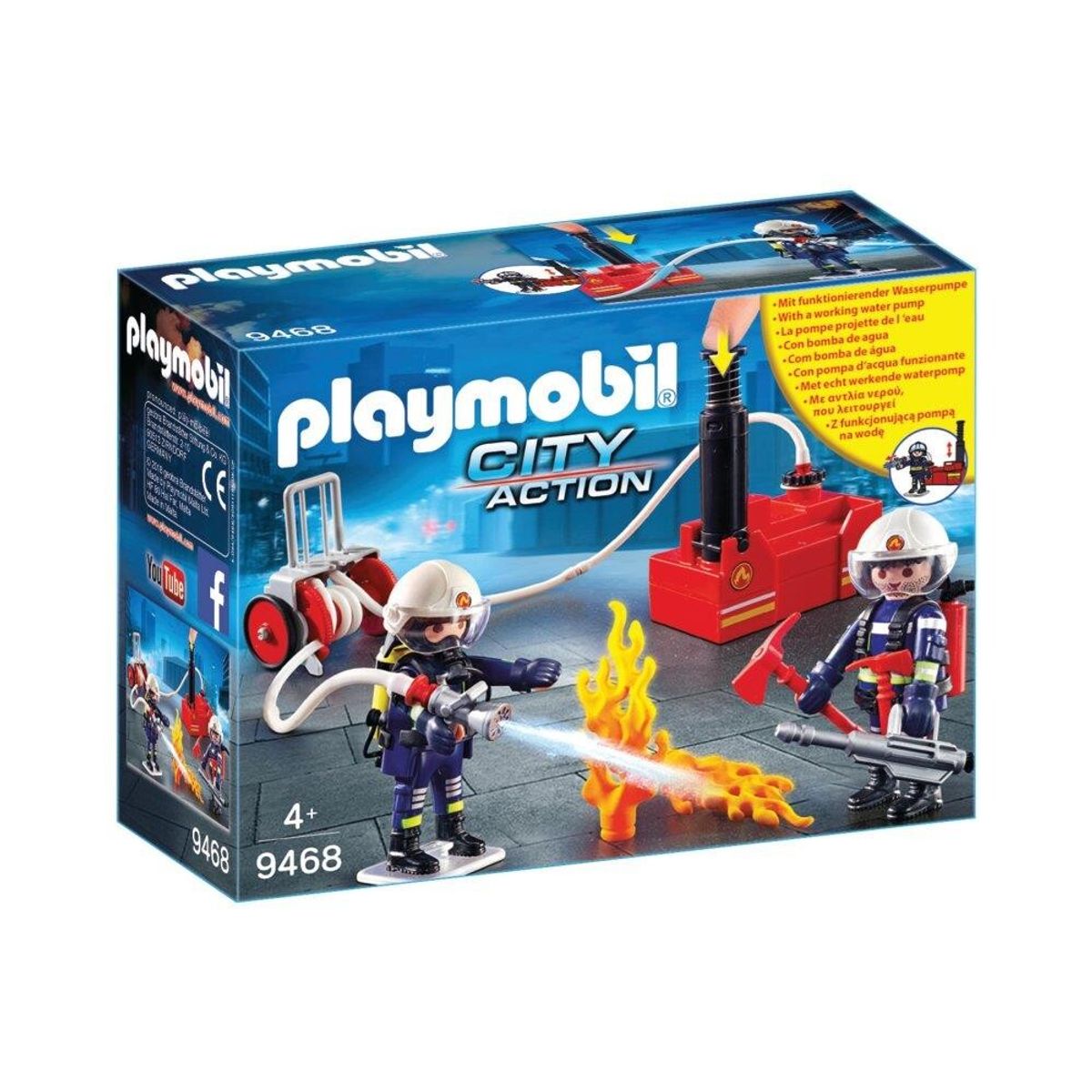 Firefighters with Water Pump, Playmobil