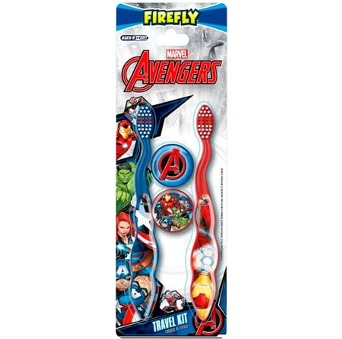 Firefly Avengers Tandbørster - 2 stk