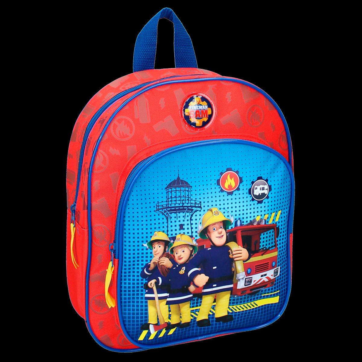 Fireman Sam Drenge Rygsæk - Red - Onesize