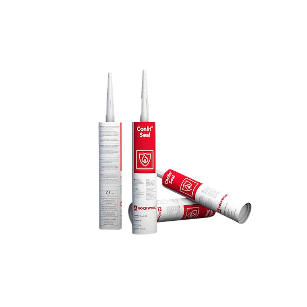 FIREPRO fugemasse acoustic intumescent sealant Conlit seal 800. Hvid mat