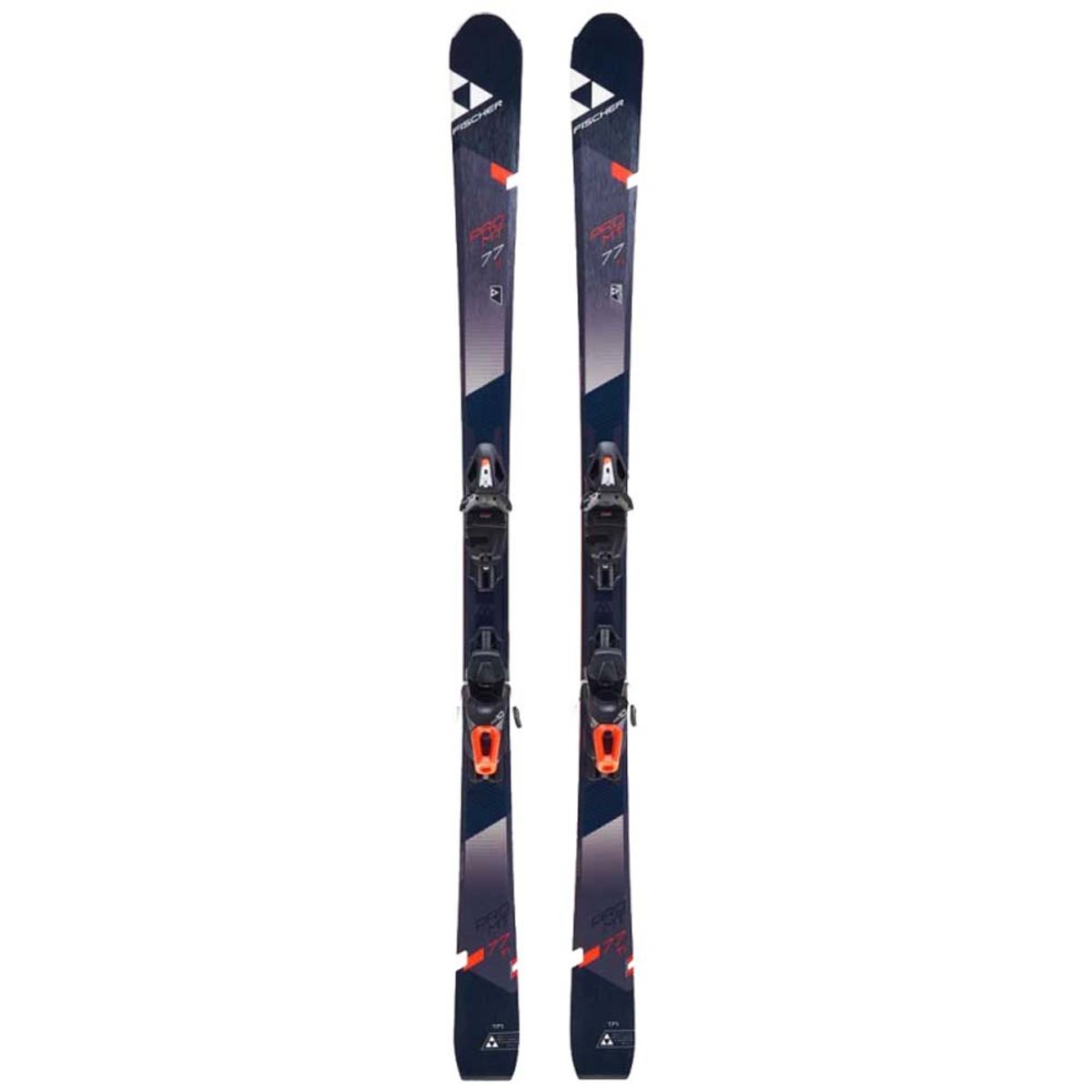 Fischer Pro Mt 77 Ti Ski - Incl. Gw Binding (Størrelse: 157, Farve: 001)