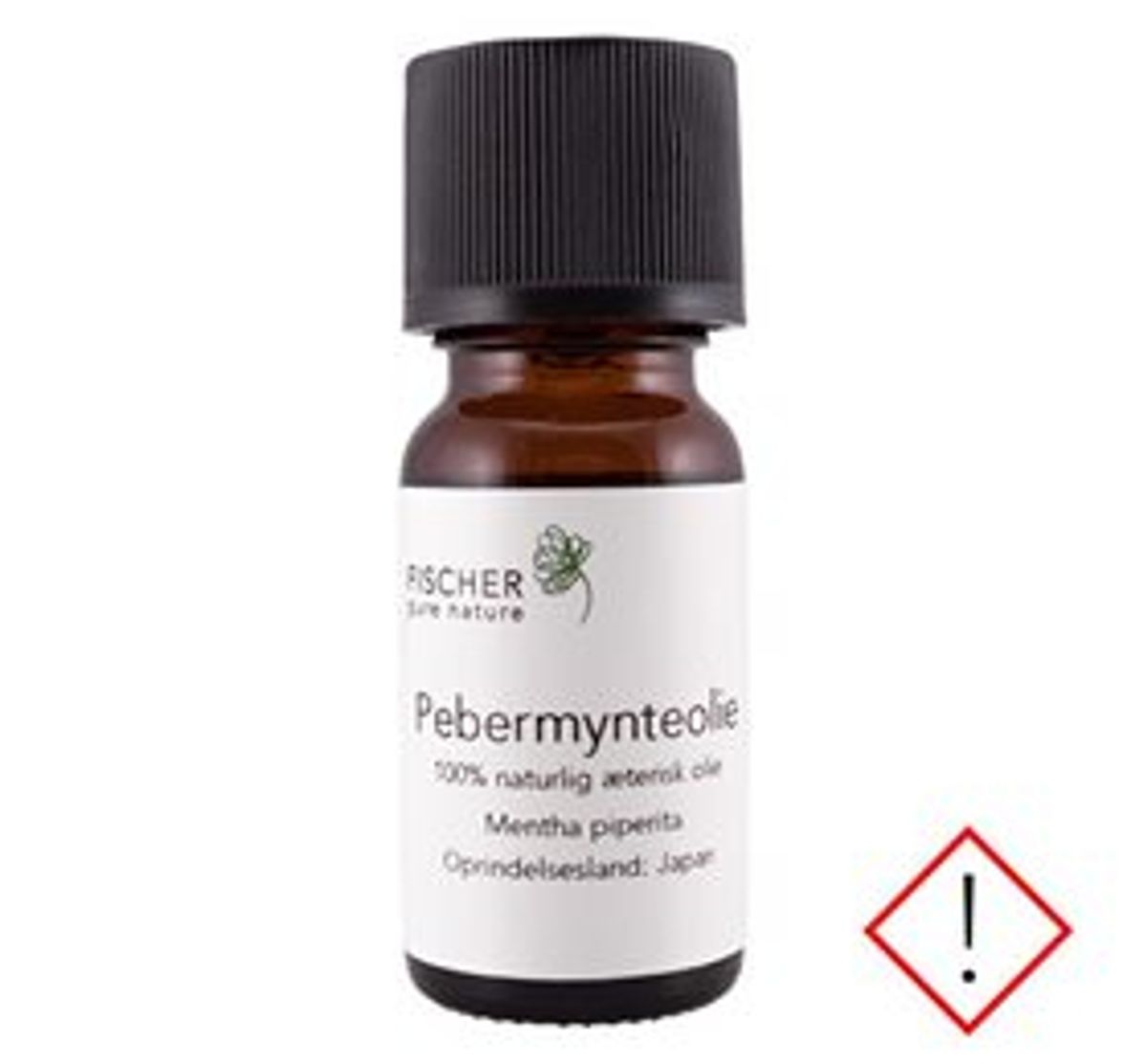 Fischer Pure Nature Pebermynteolie japansk æterisk &bull; 10ml.