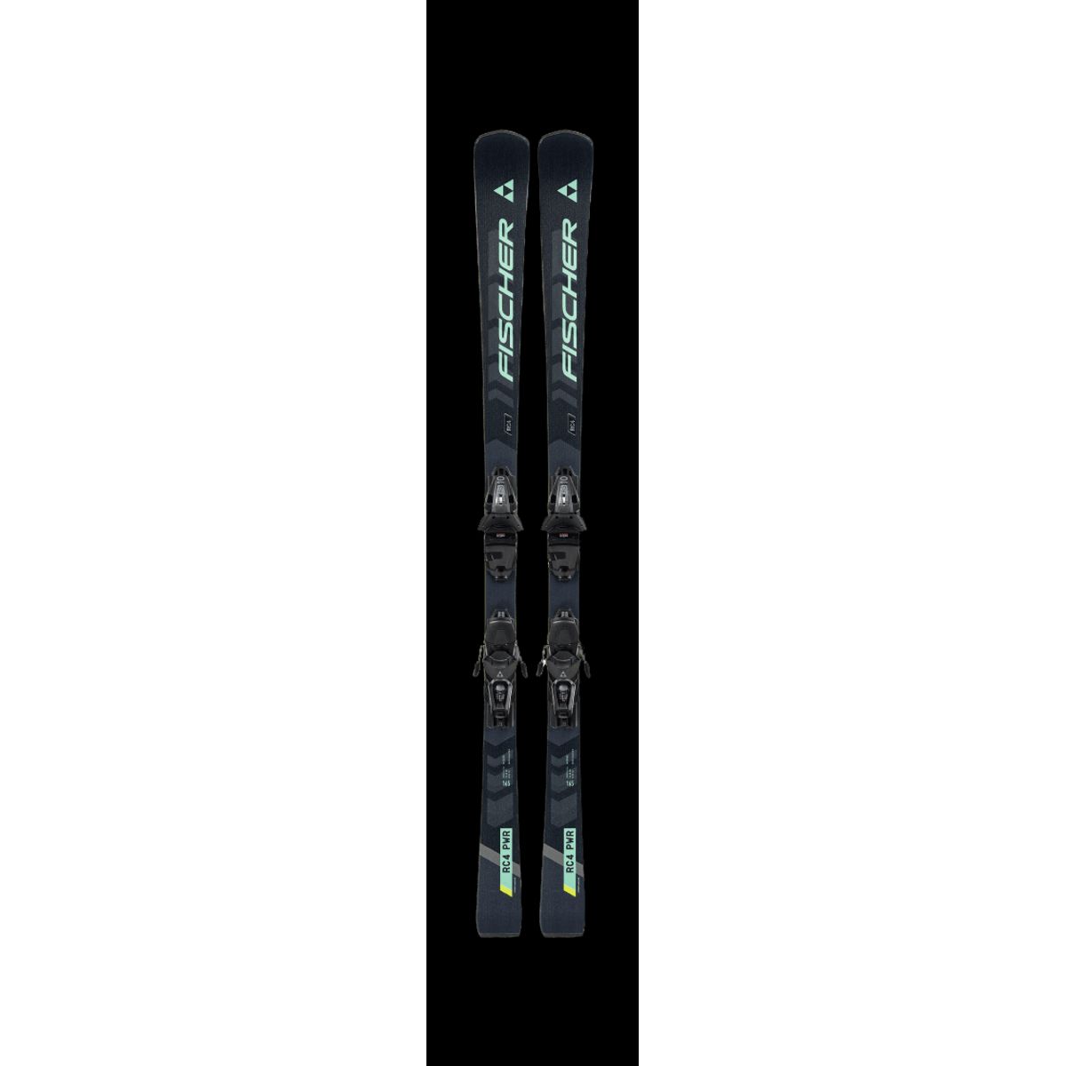 Fischer Rc4 Power Ar Ski Incl.+ Rs 10 Binding (Farve: Sort / Turkis, Størrelse: 155)