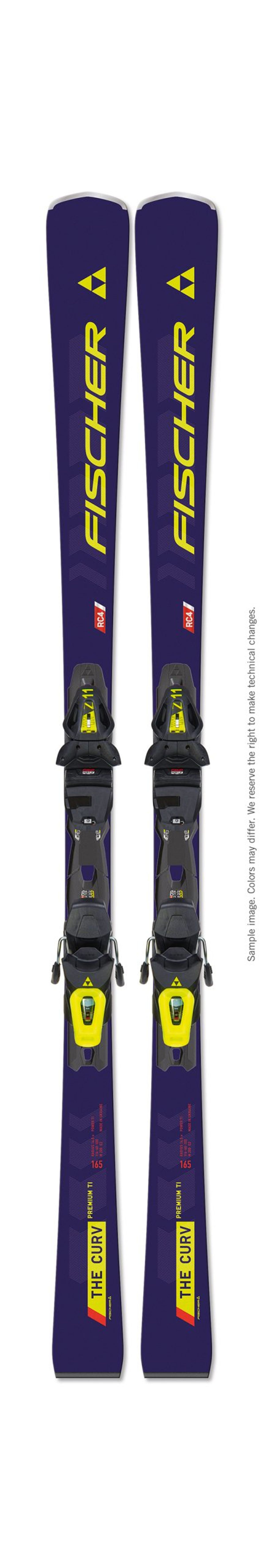 Fischer The Curv Premium Ti Ski Incl. Rs 11 Gw Binding (Farve: Blå, Størrelse: 165)