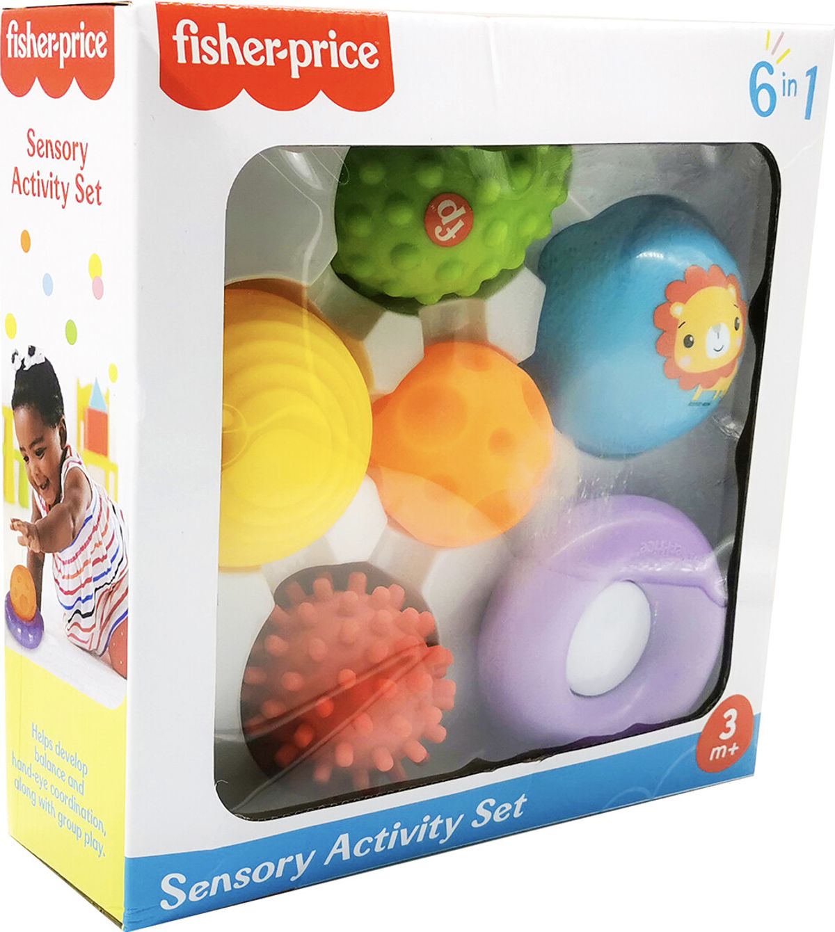 Fisher Price - 6-i-1 Sanselegetøj Aktivitetssæt