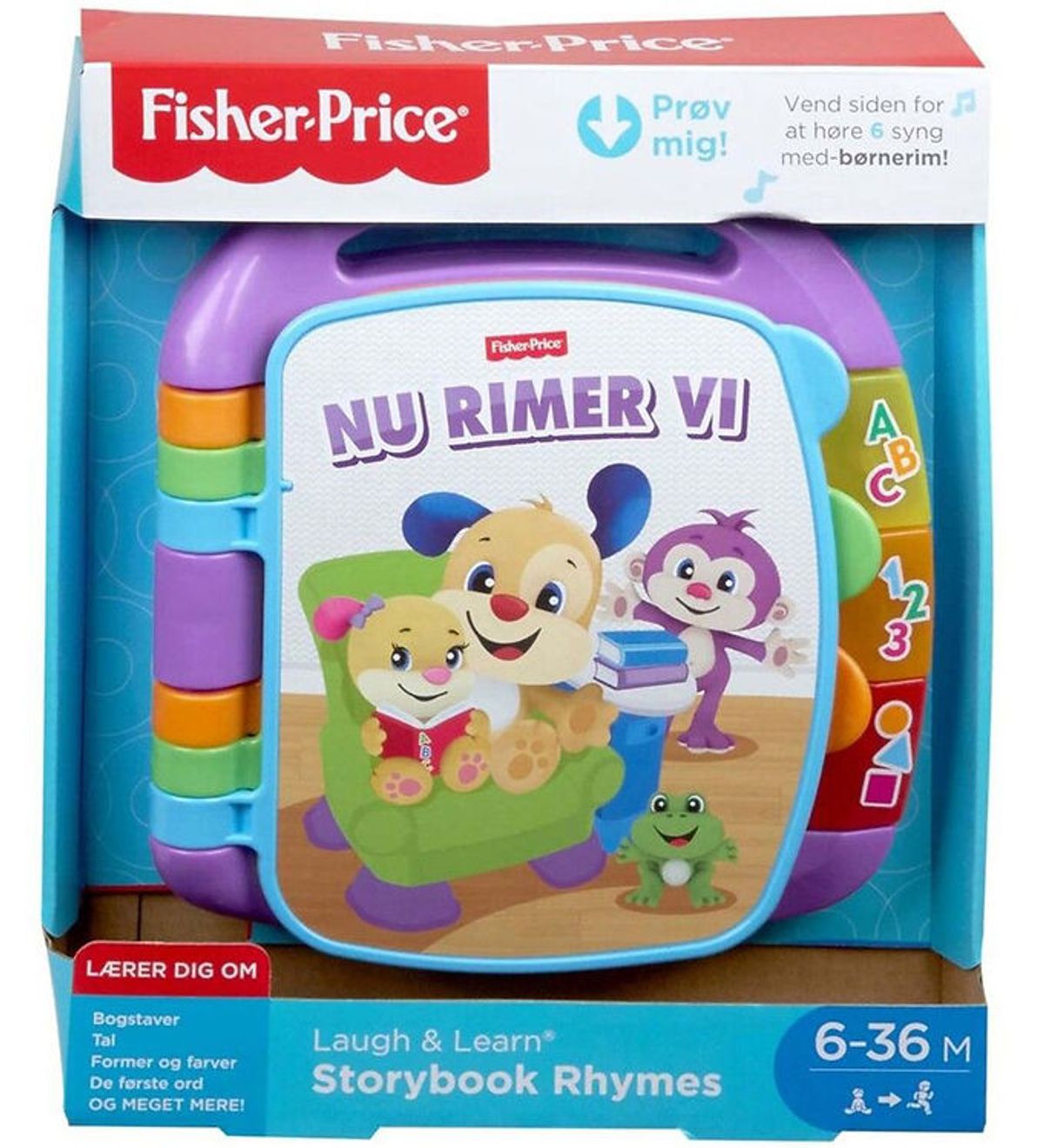 Fisher-Price Aktivitetsbog - Læring & Leg - Børnerim