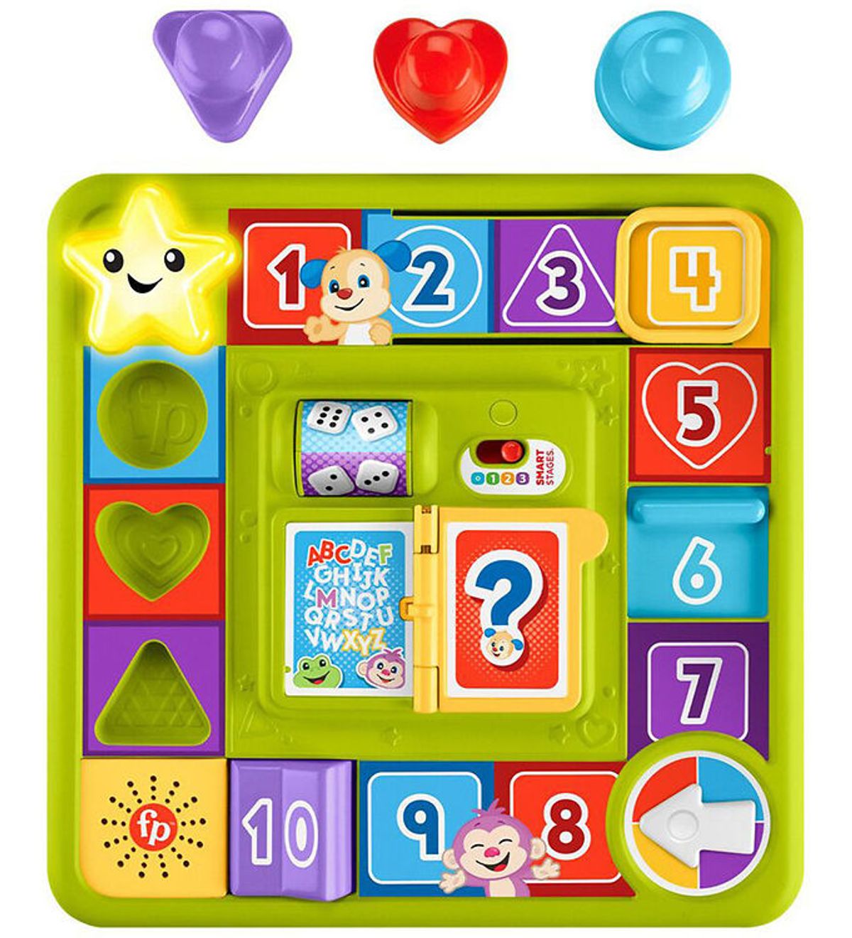 Fisher-Price Aktivitetslegetøj - Roll & Spin Game Board