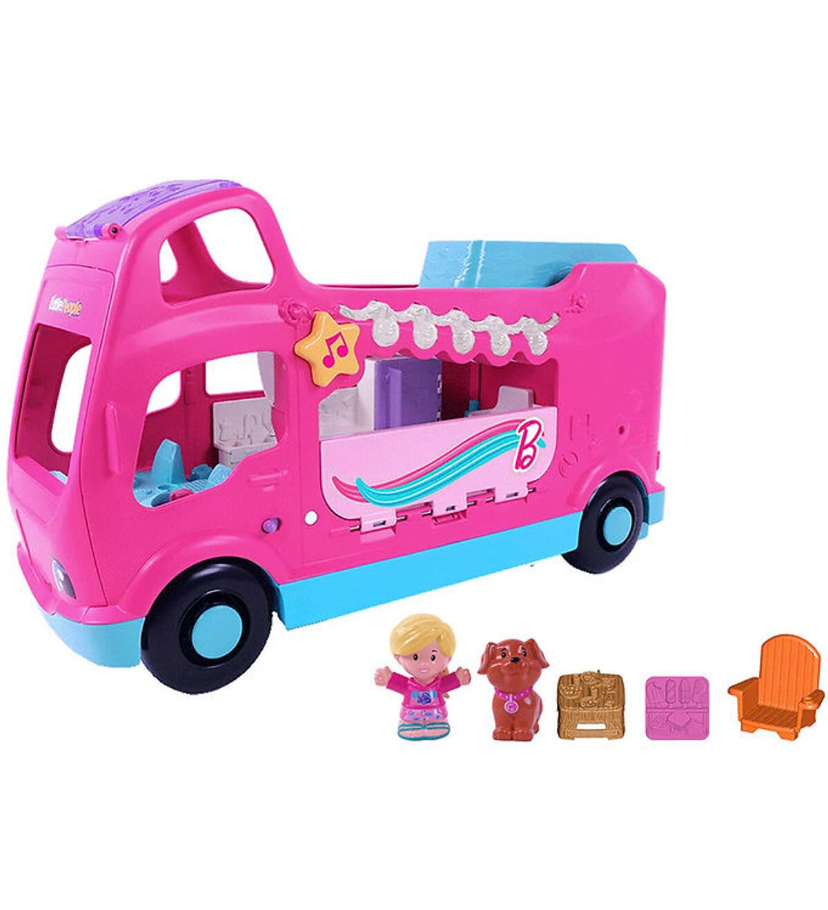 Fisher-Price Autocamper m. Lyd - Little People - Little Dream Ca